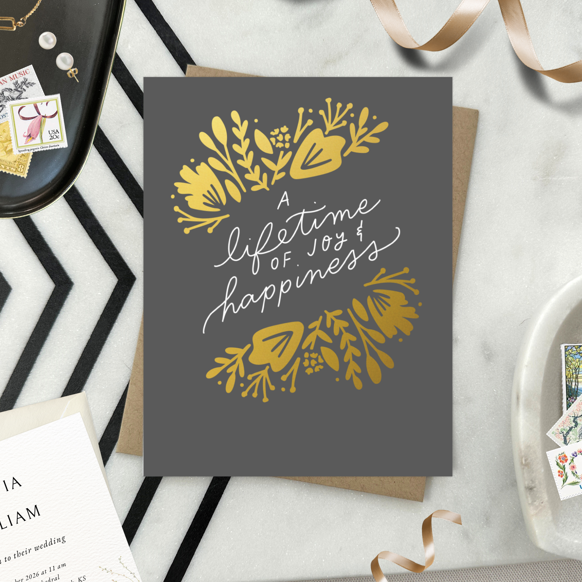 Barone and Co. - Lifetime Spray Wedding Card