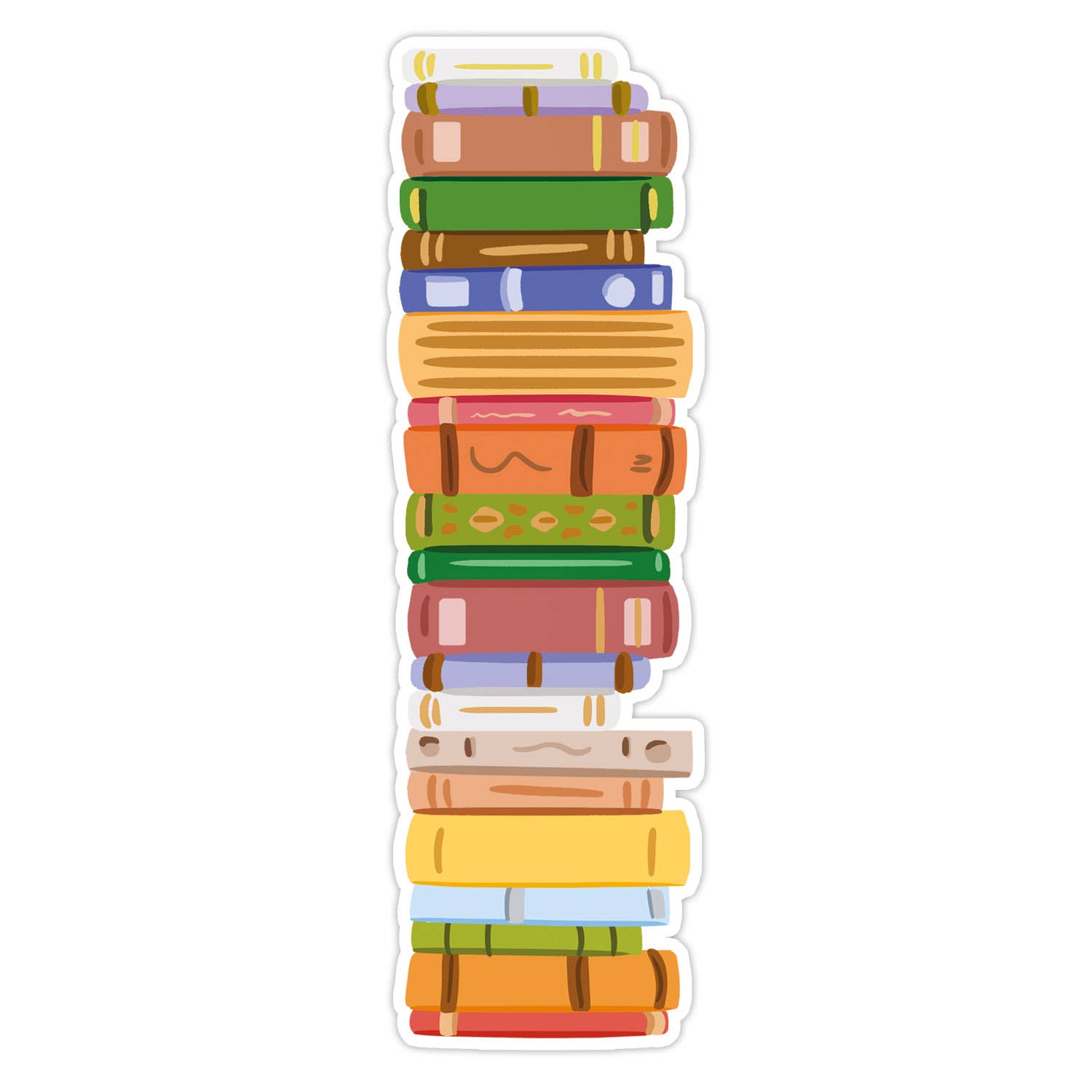 Bloomwolf Studio - Stack of Books Die Cut Bookmark