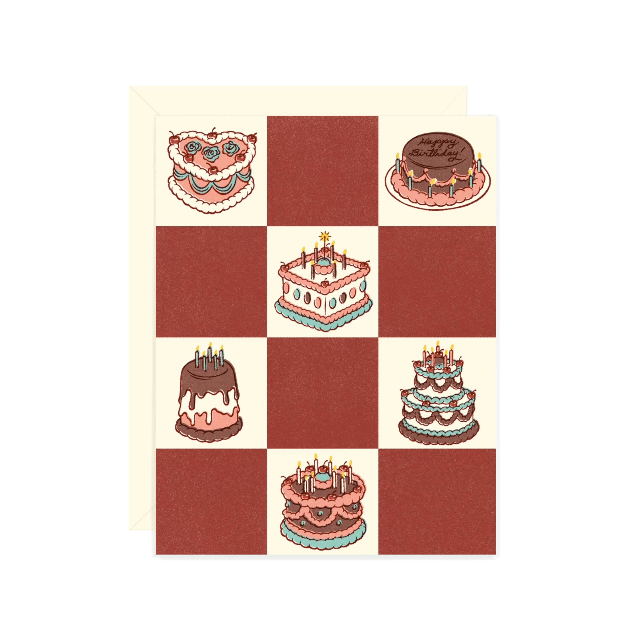 Wallflower Paper & Party - Birthday Cakes Card