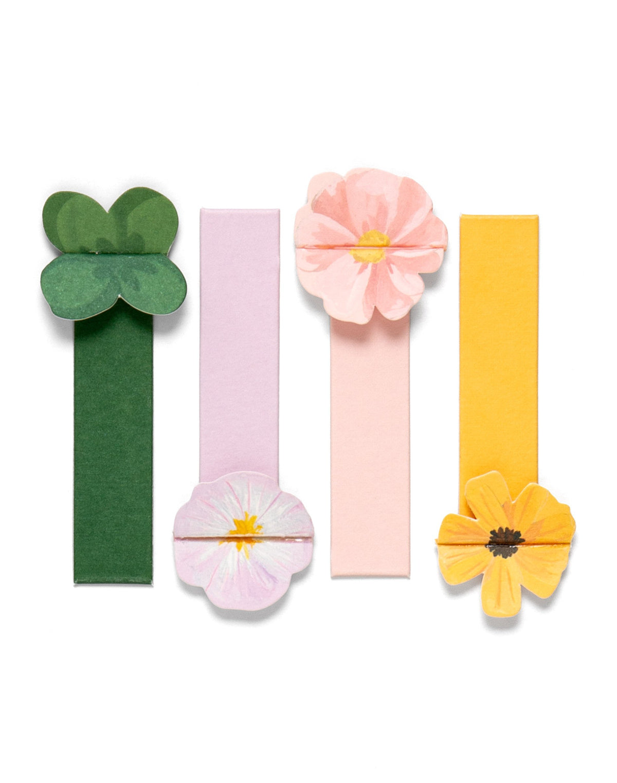 1Canoe2, Floral Pop-up Bookmark Set  of 4
