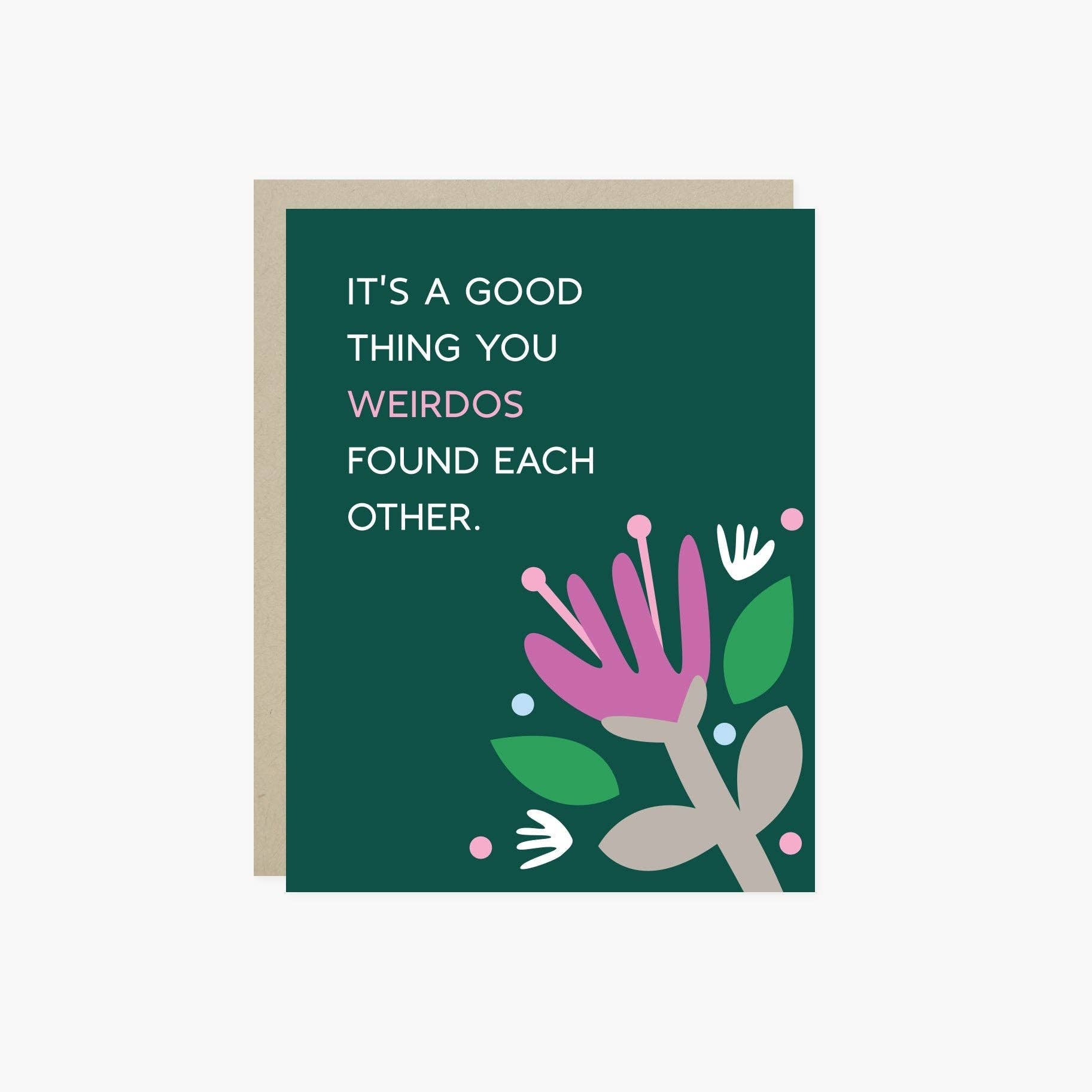 Barone and Co. - Weirdos Wedding Card