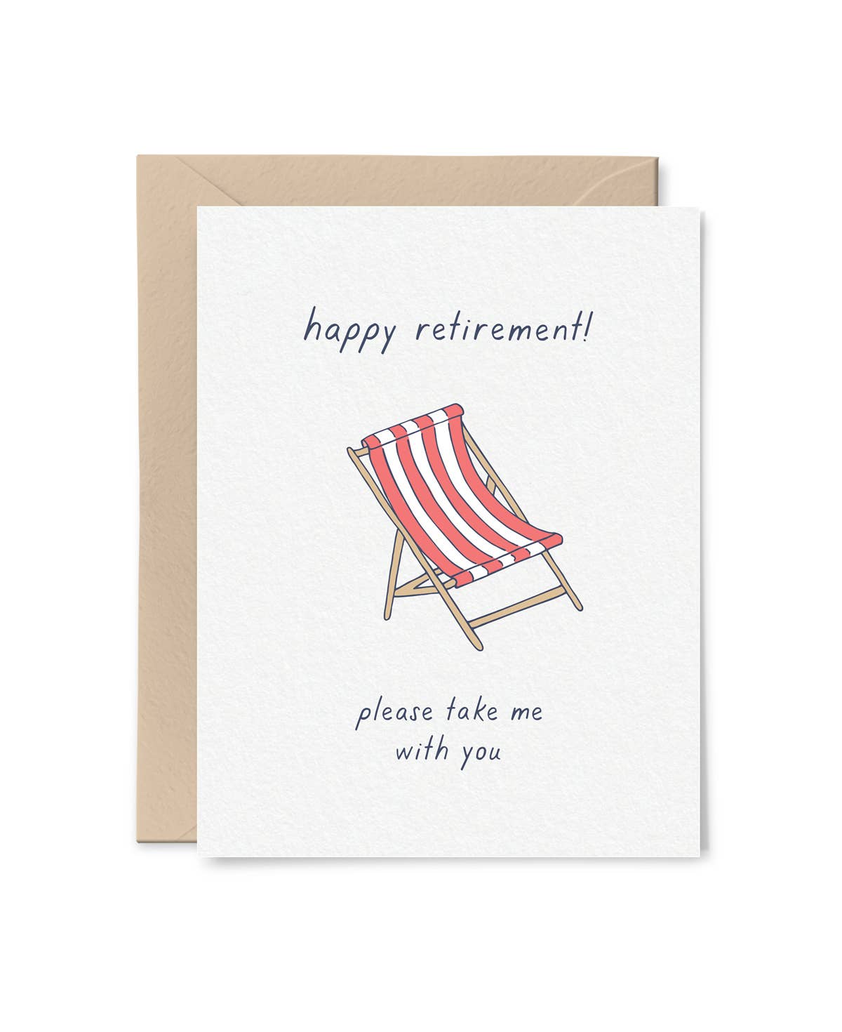 Tiny Hooray - Take Me With You Retirement Card
