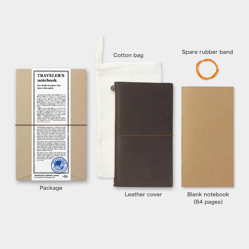 Traveler's Company, Notebook Cover, Regular Size, Brown