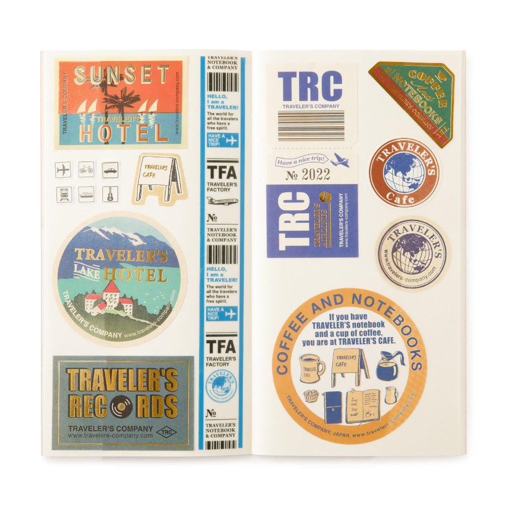 Traveler's Company, Sticker Release Paper, Passport Size