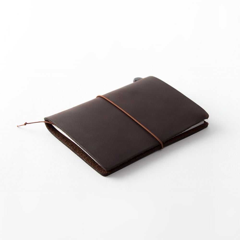 Travelers Company, Notebook Cover, Passport Size, Brown