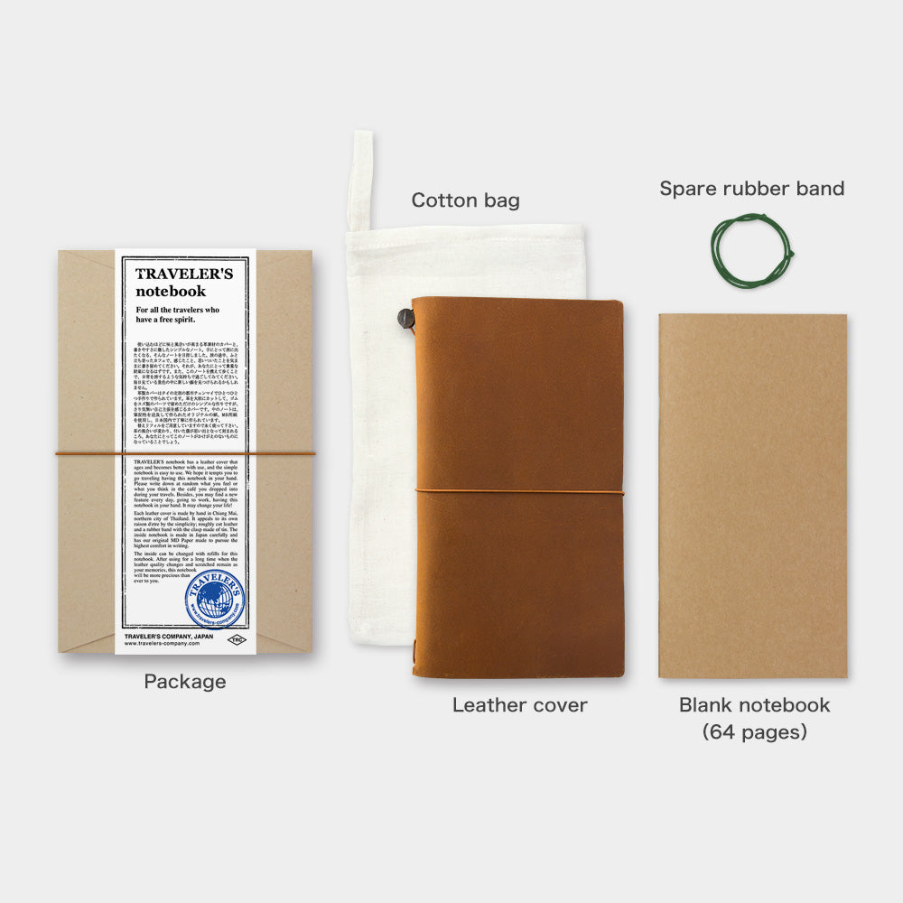 Traveler's Company, Notebook Cover, Regular Size, Camel