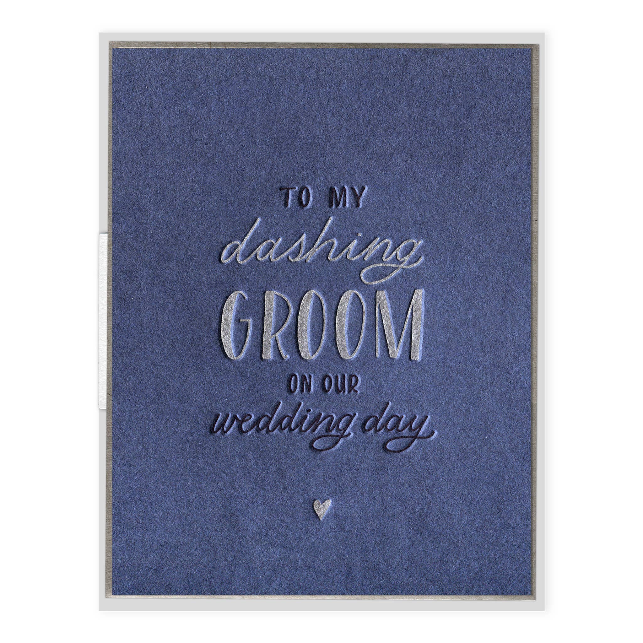 INK MEETS PAPER - Dashing Groom Wedding card