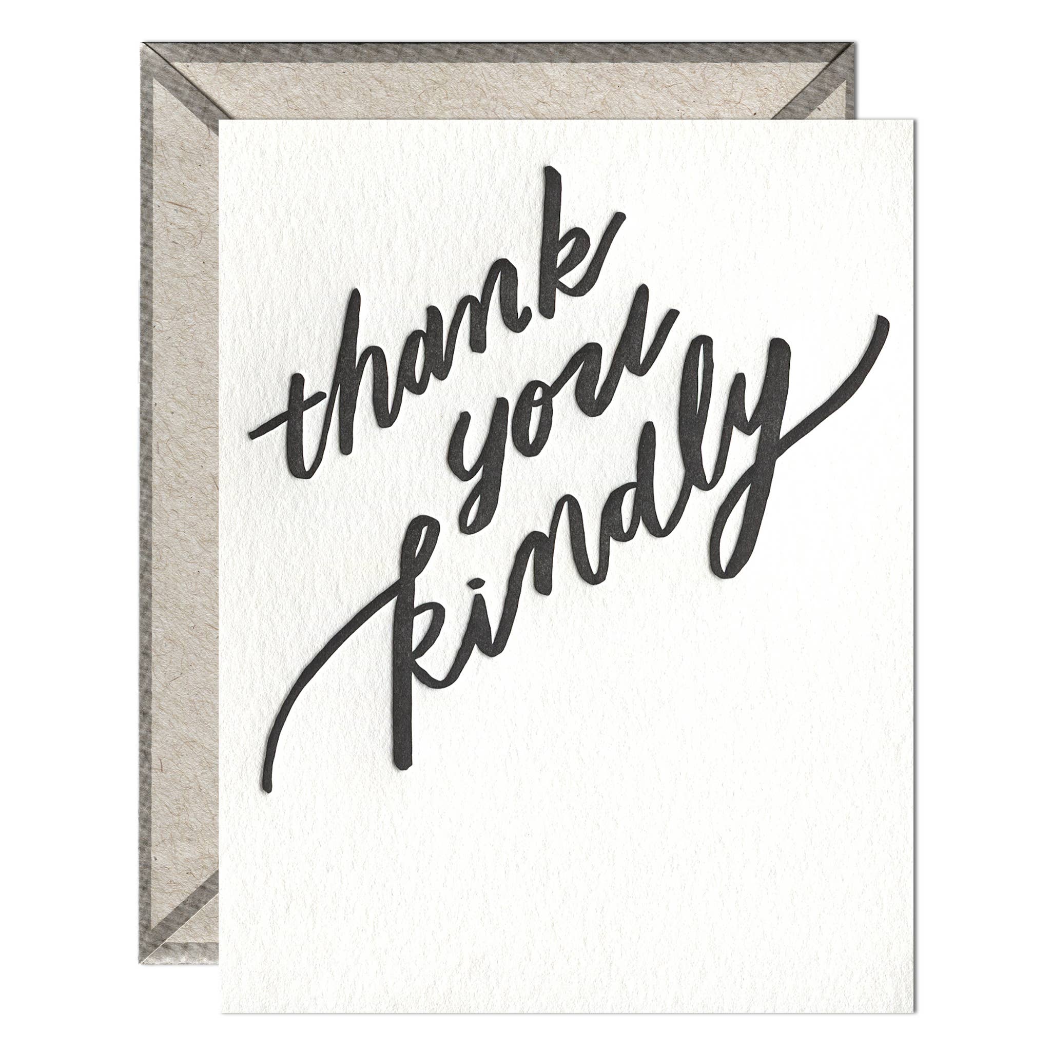 INK MEETS PAPER - Thank You Kindly - Thank You card