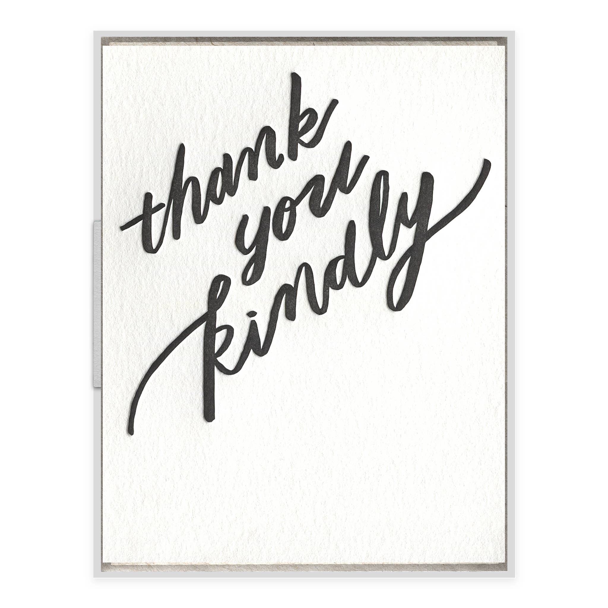 INK MEETS PAPER - Thank You Kindly - Thank You card