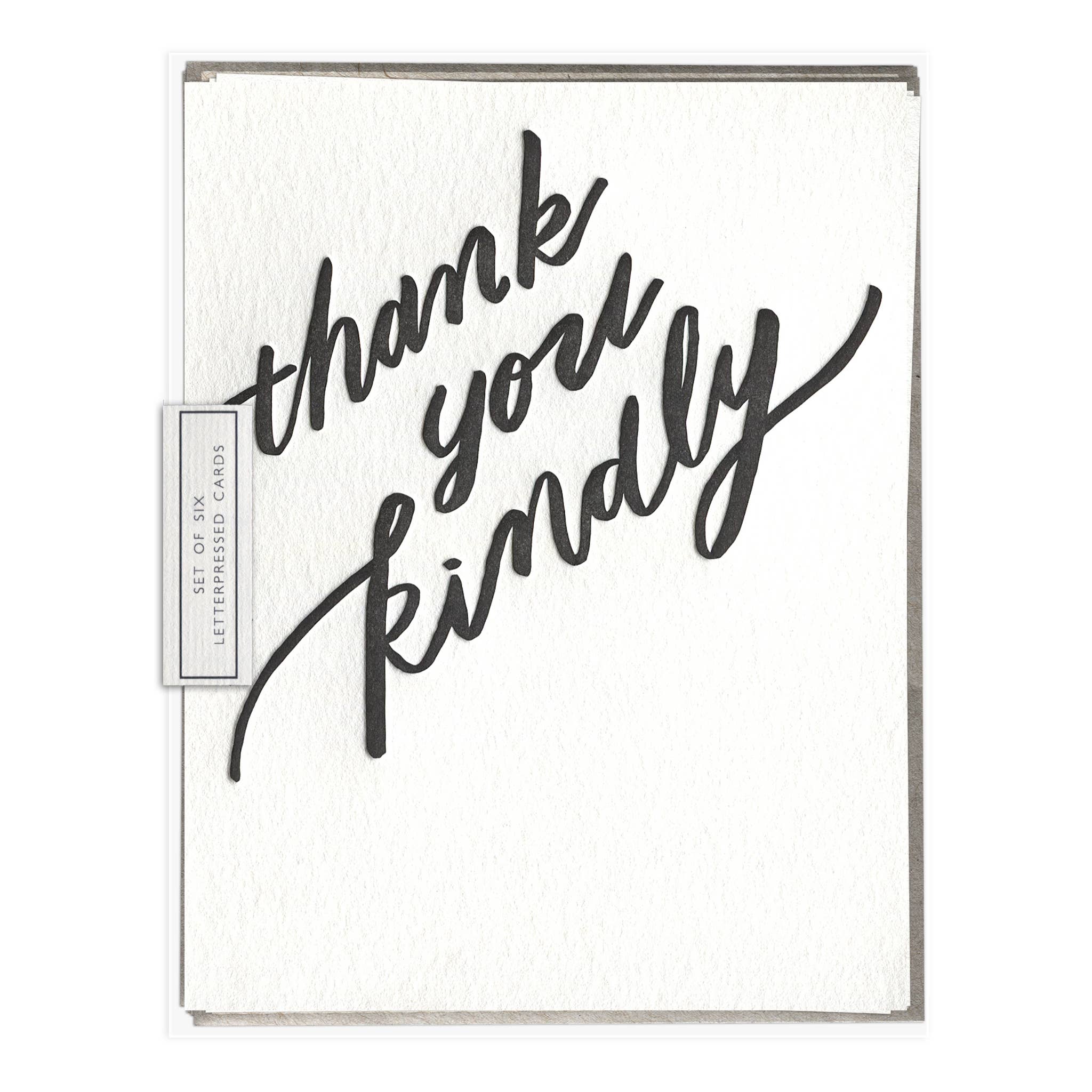 INK MEETS PAPER - Thank You Kindly - Thank You card
