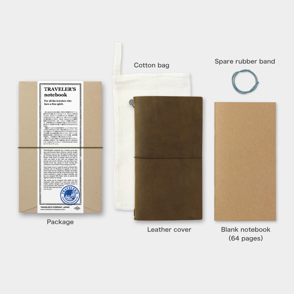 Traveler's Company, Notebook Cover, Regular Size, Olive