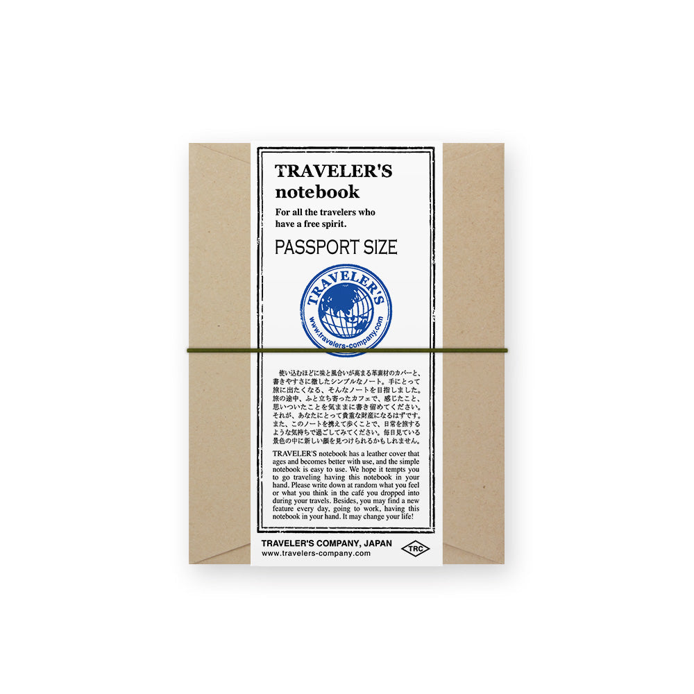 Traveler's Company, Notebook Cover, Passport Size, Olive