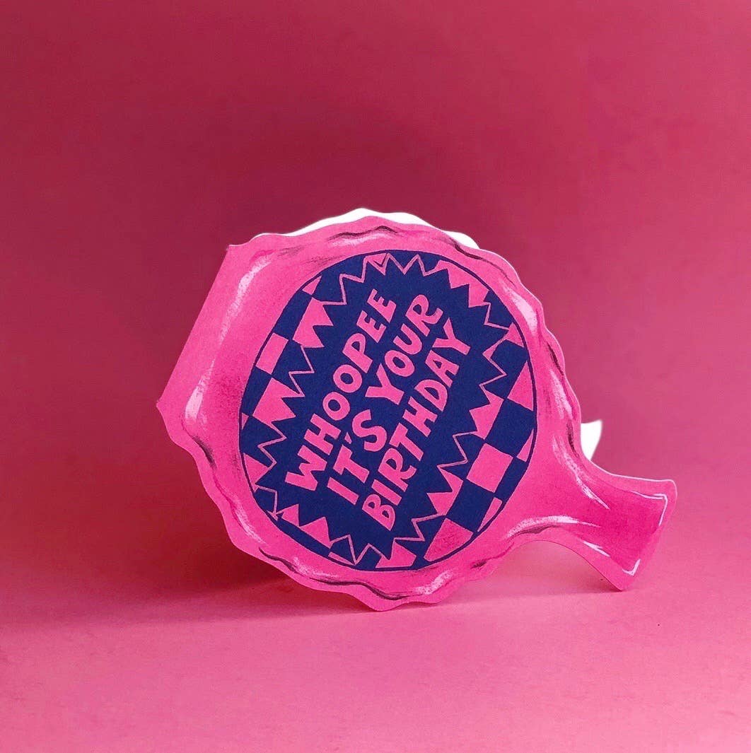 Red Cap Cards - Whoopee Cushion Birthday Greeting Card