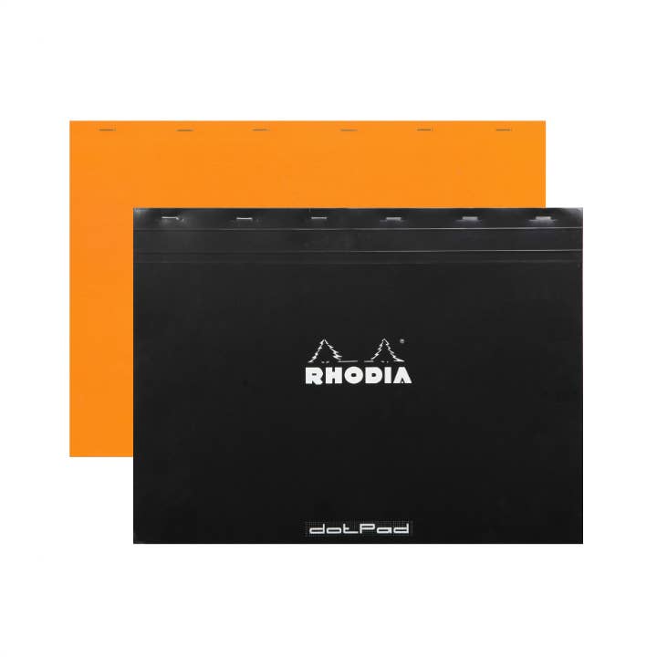 Rhodia Classic Notepad 16.5 x 12.5: Orange Graph / 16.5" x 12.5"