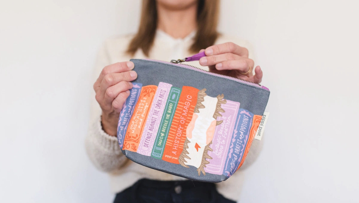 Pippi Post, Magic School Textbooks Canvas Pouch