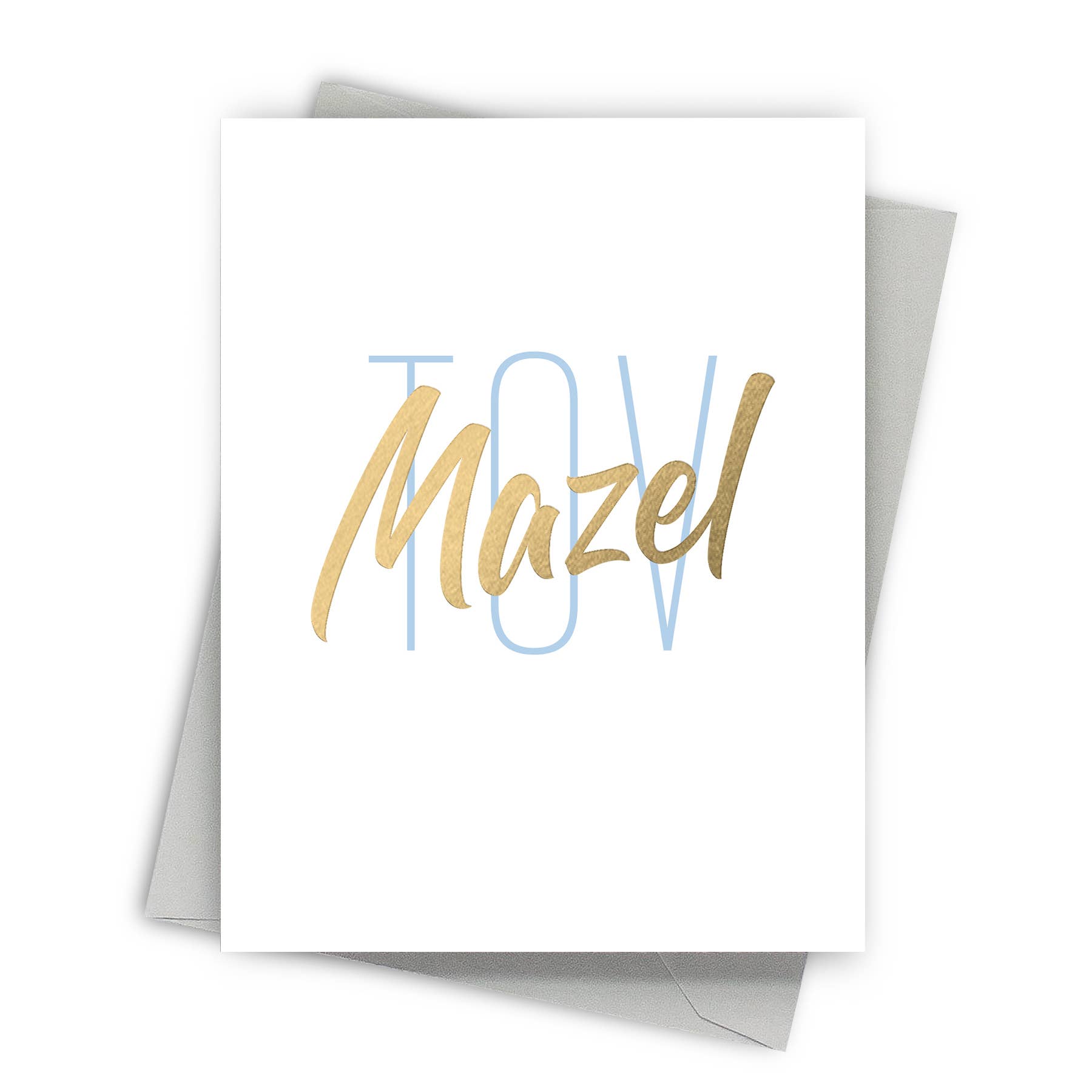 Fine Moments - Mazel Tov Card – Elegant Foil-Pressed Celebration