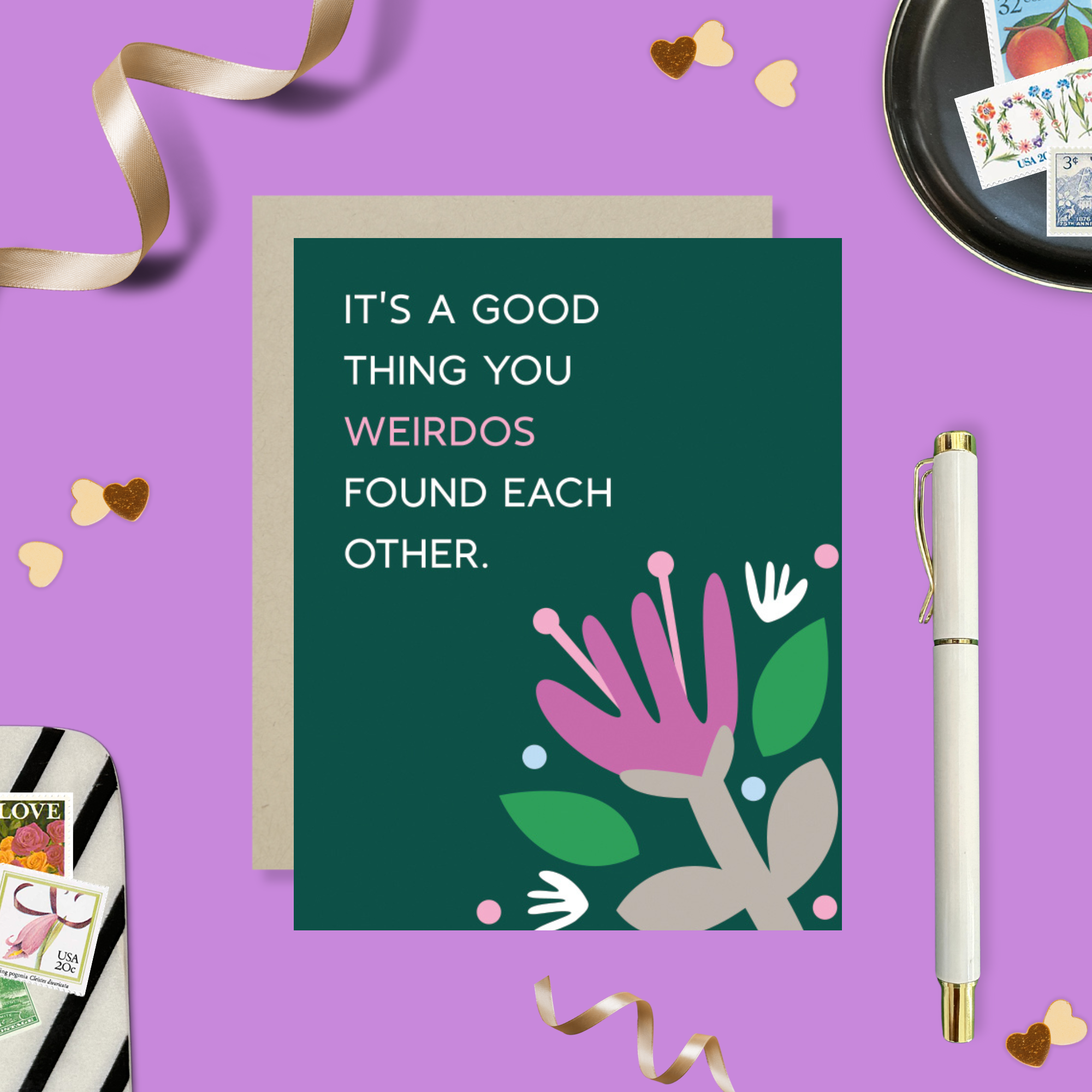 Barone and Co. - Weirdos Wedding Card