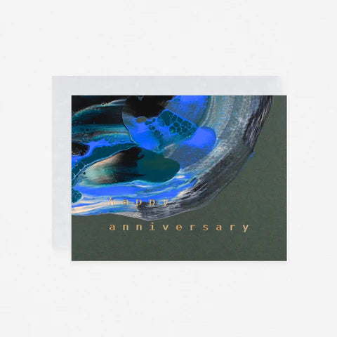 MOGLEA, ANNIVERARY SWIRL CARD