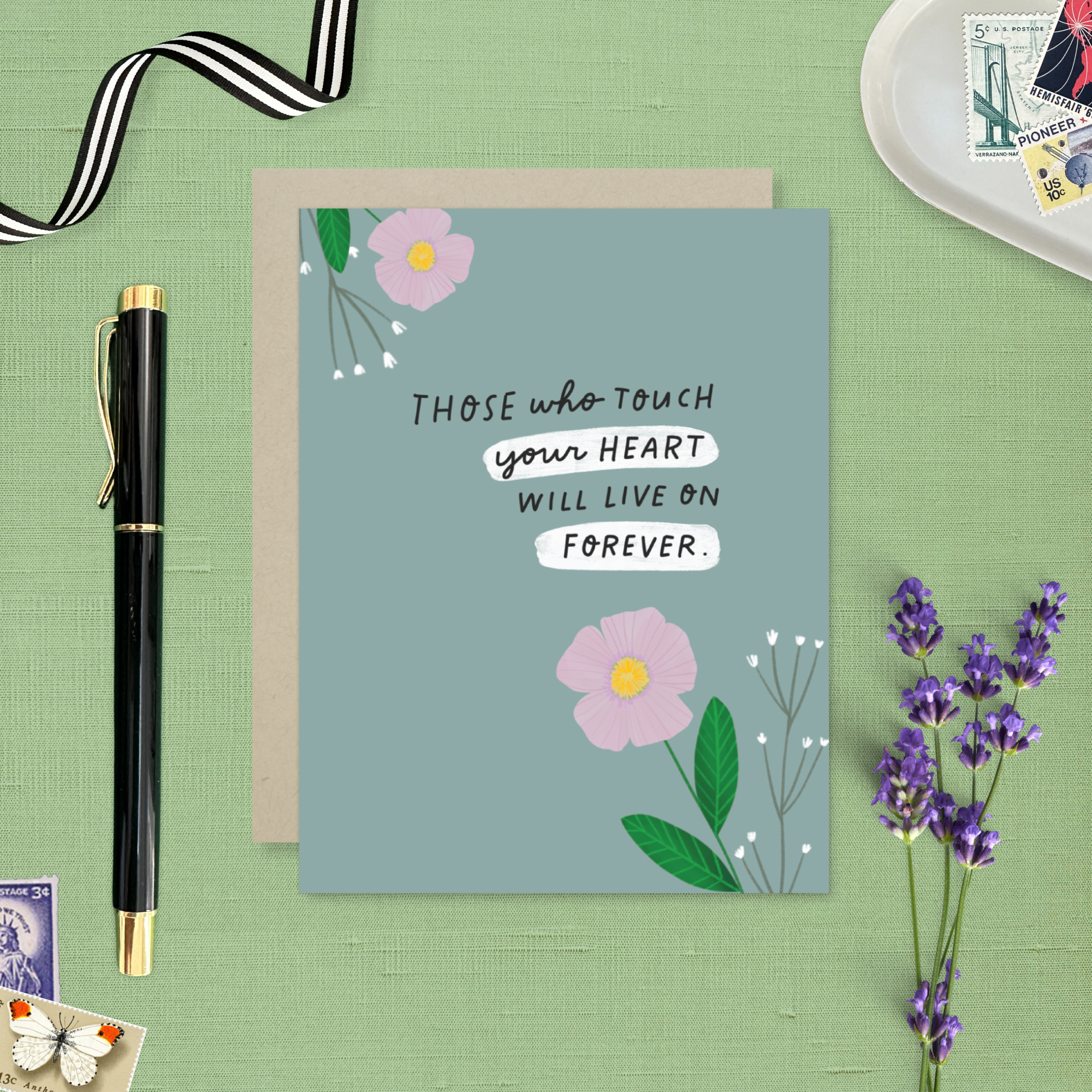 Barone and Co. - Live On Forever Sympathy Card