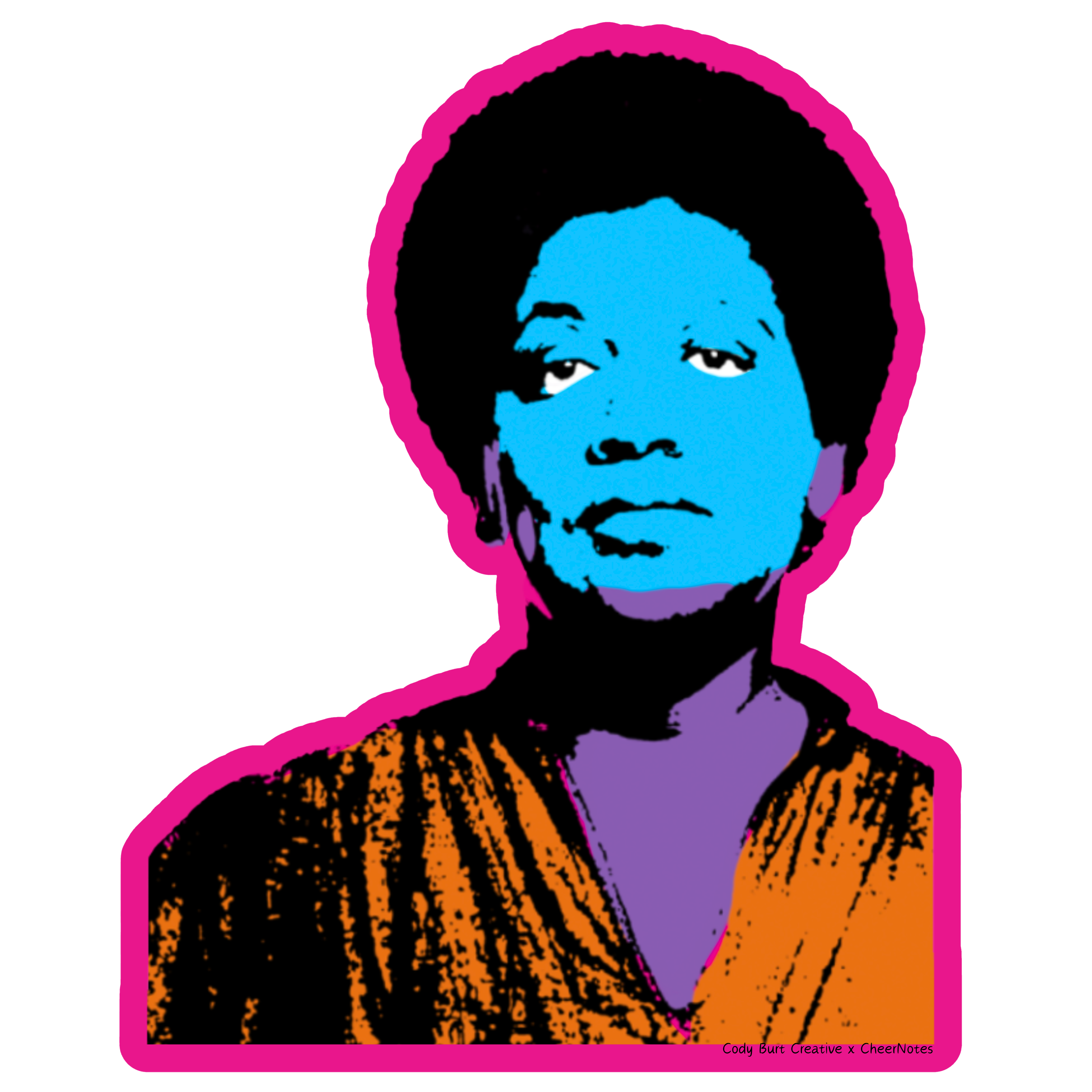 CheerNotes - Audre Lorde Activist Sticker