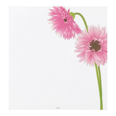 Midori, Letter Pad 163 Silk-Printing Gerbera