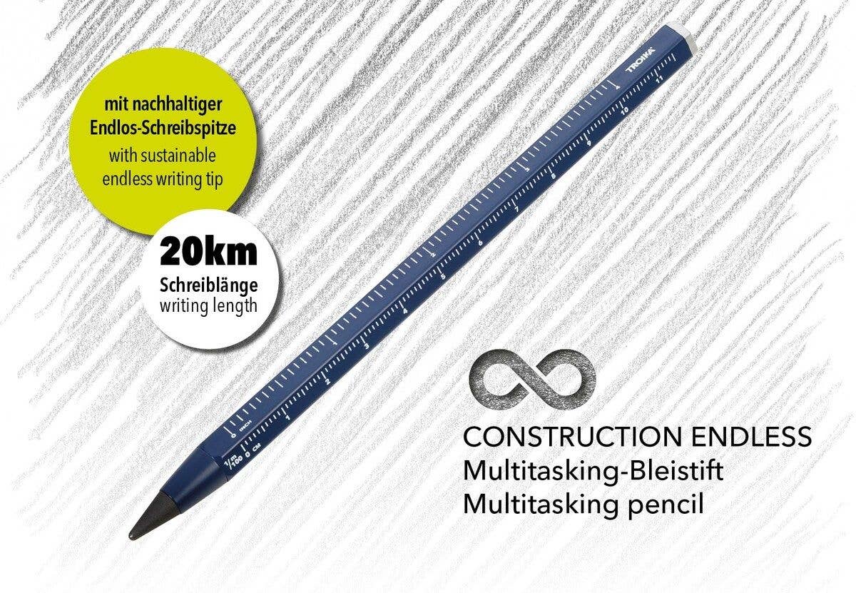 Troika Multi-Tasking Construction Endless Pencil 12.5 Miles: Neon Orange