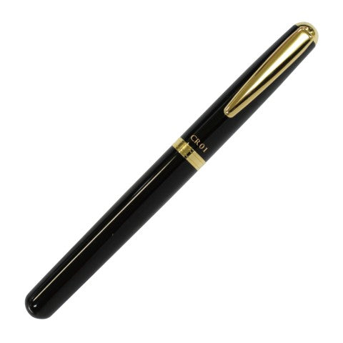 Ohto, Ceramic Rollerball CR01 0.5 Thick Barrel Gold Black
