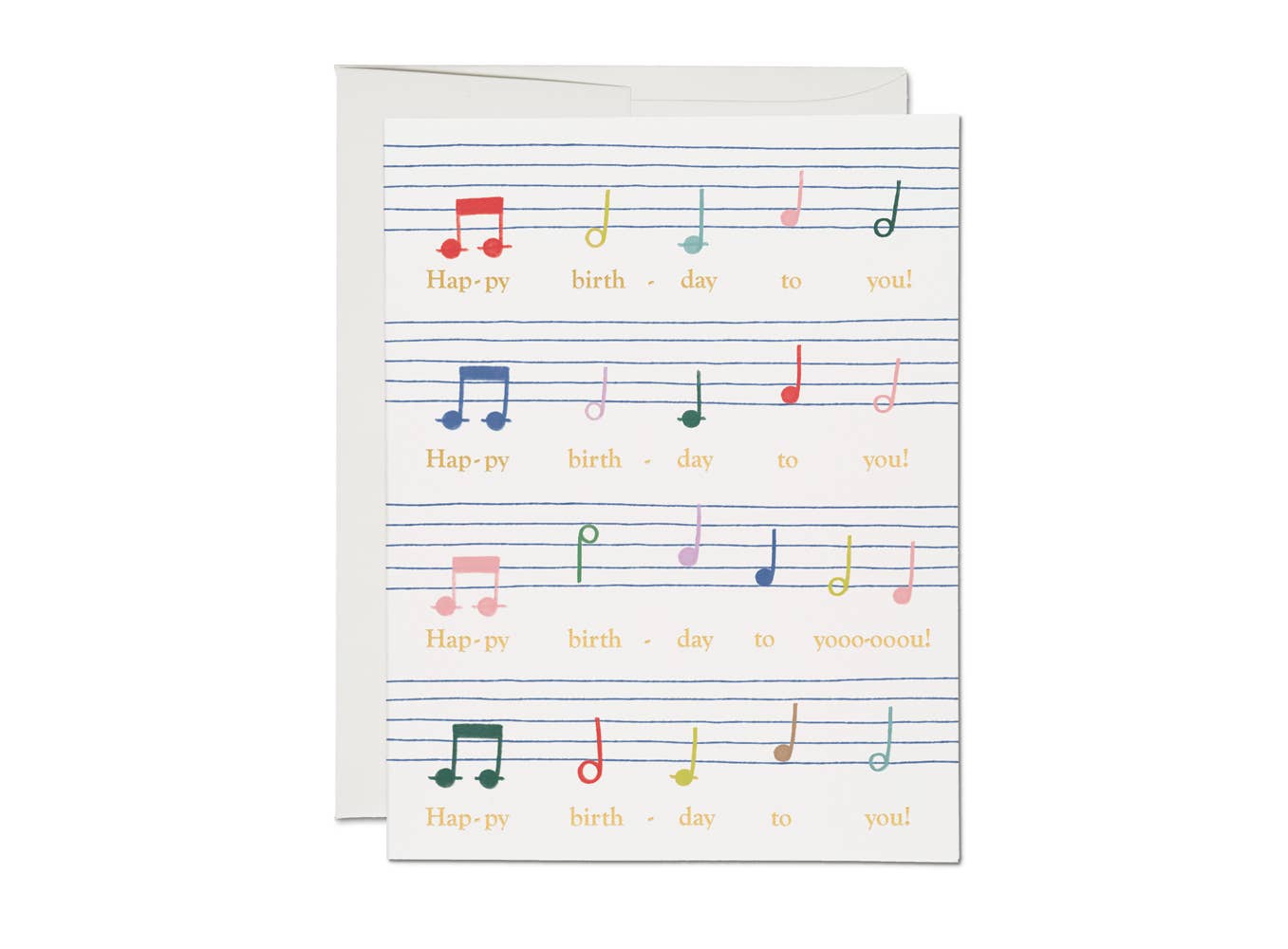 Red Cap Cards - Birthday Song Greeting Card