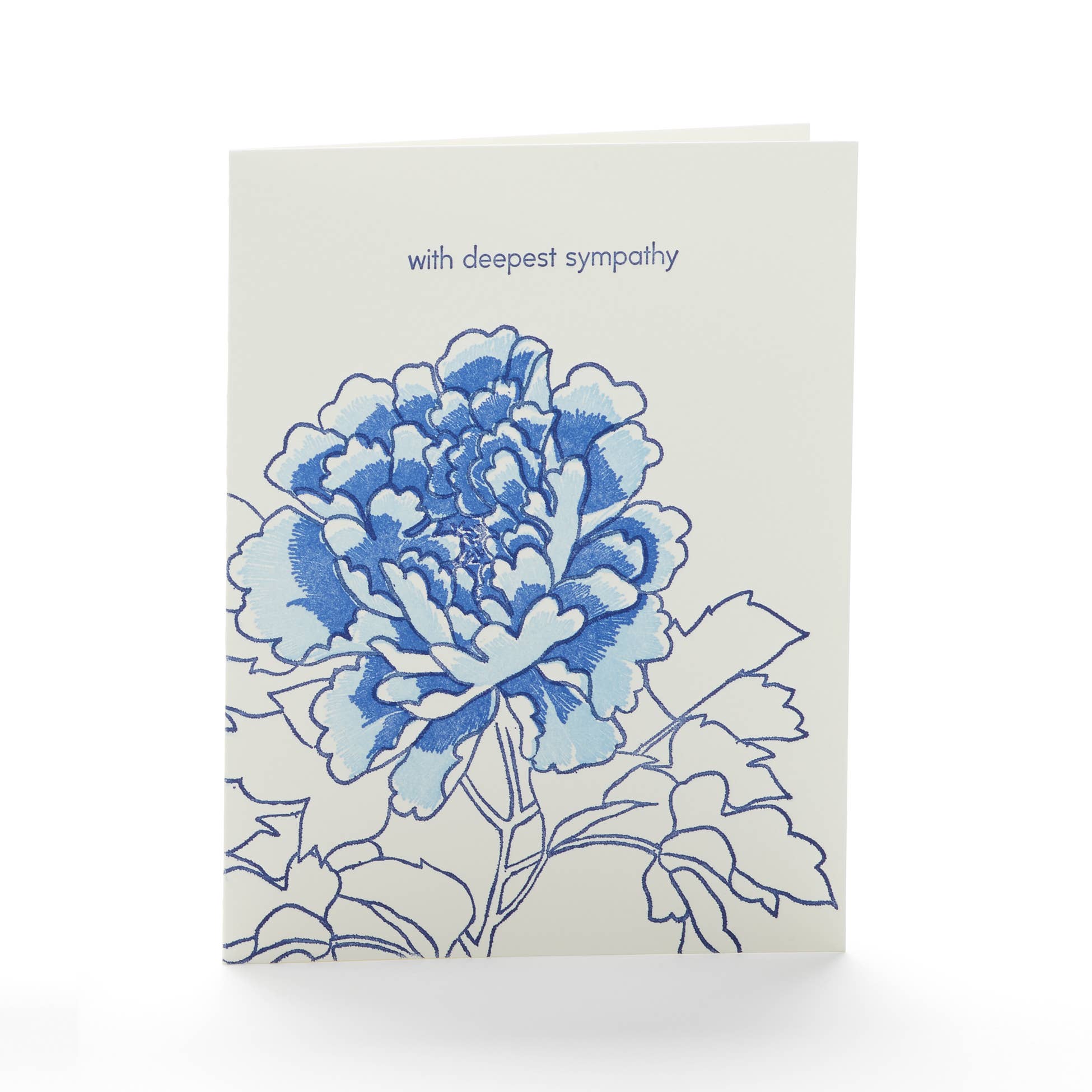 Ilee Papergoods - Peony" With Deepest Sympathy"