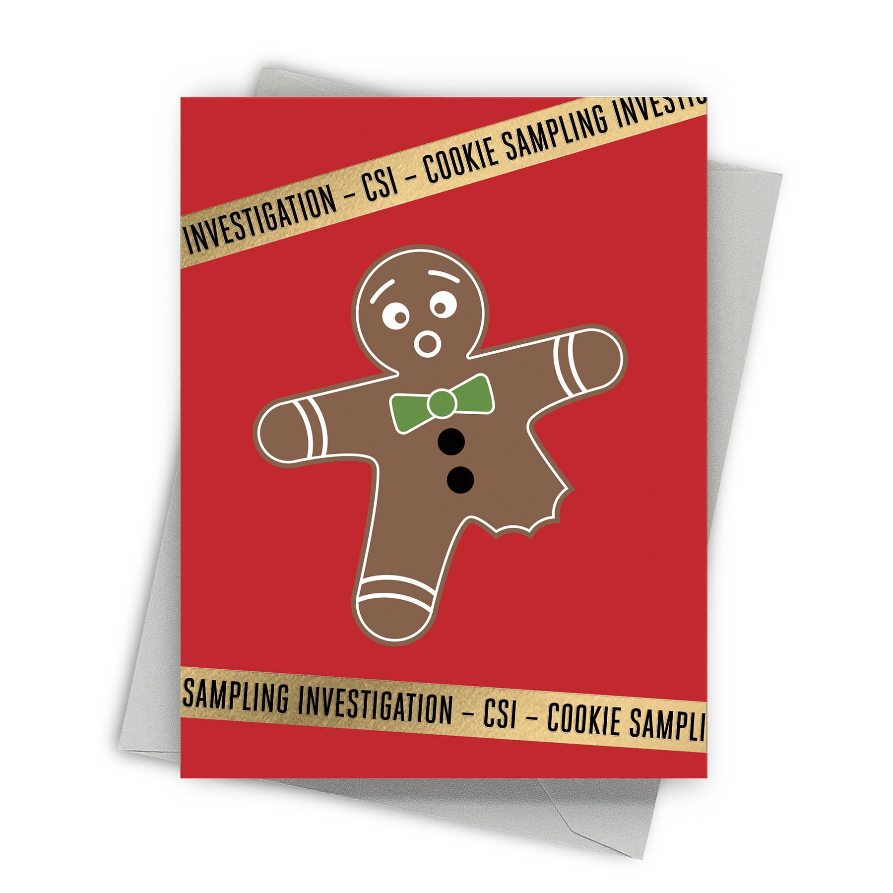 Fine Moments - CSI Cookie Sampling Investigation – Funny Holiday Card