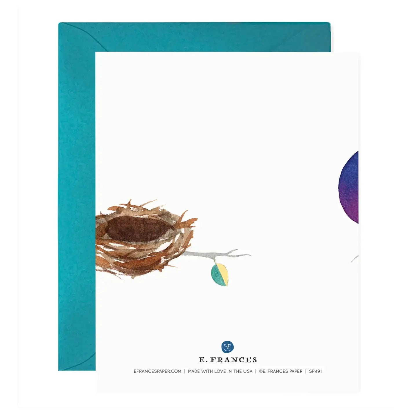 E. Frances Paper - Lovebirds / Anniversary Greeting Card