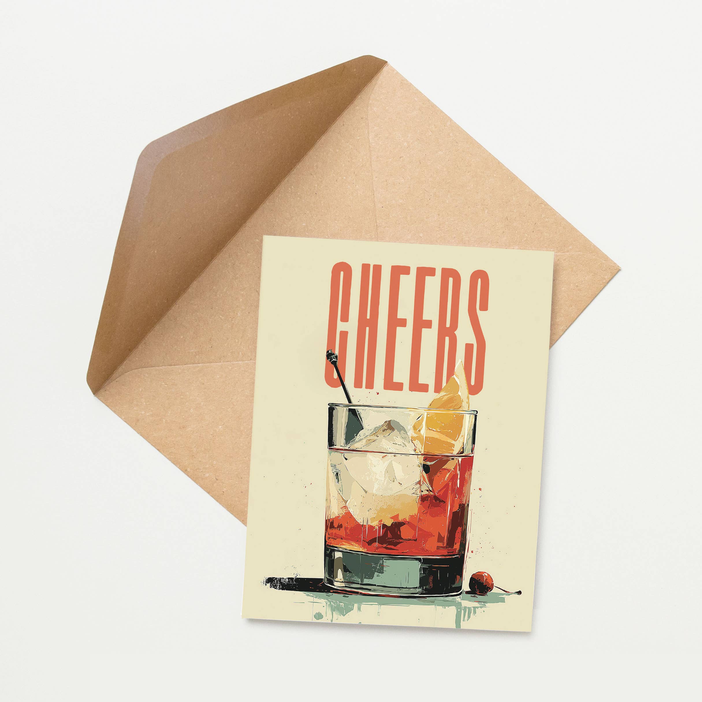 Tiramisu Paperie - Cheers, Celebrations, Drink, Birthday Card