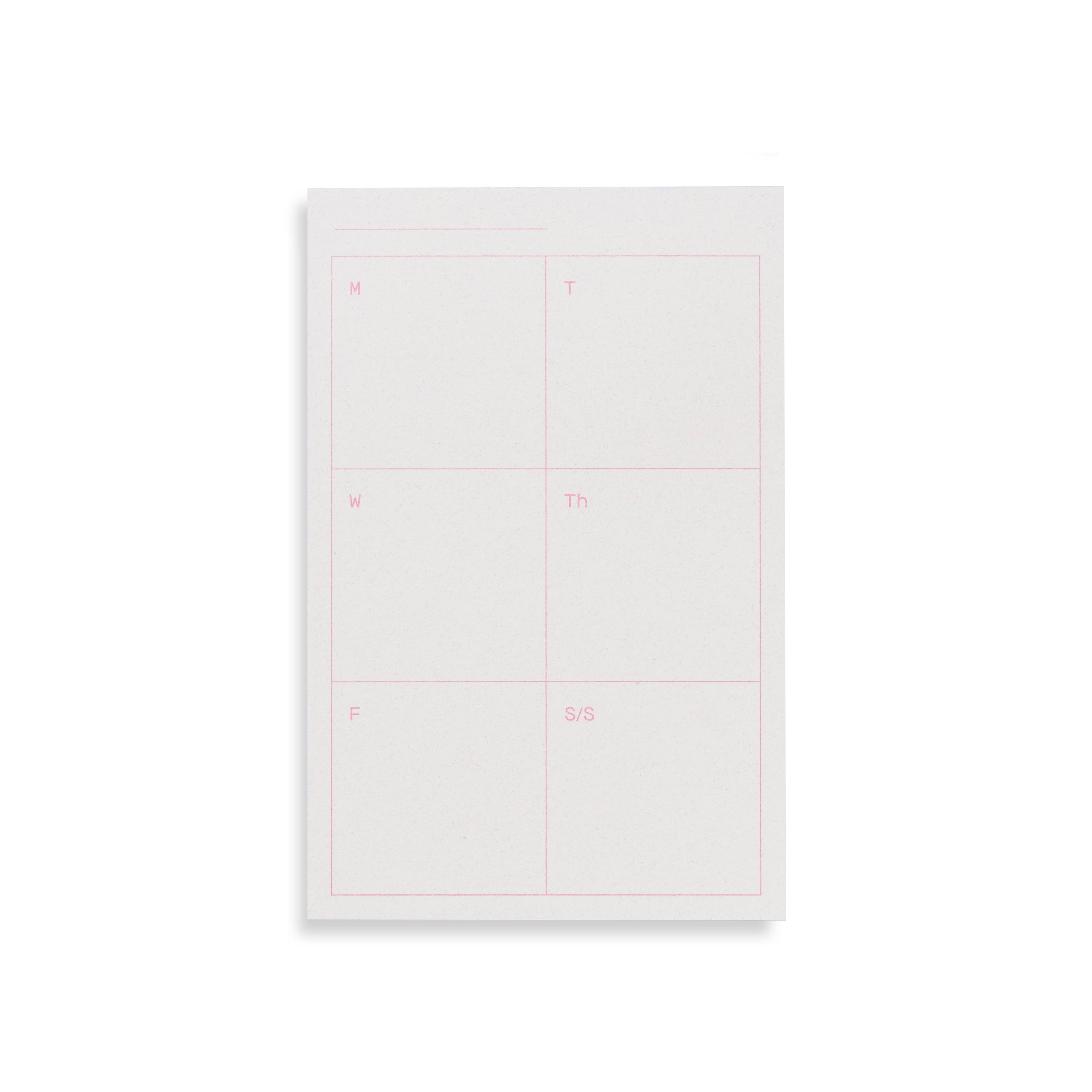 Moglea - Square Weekly Pad