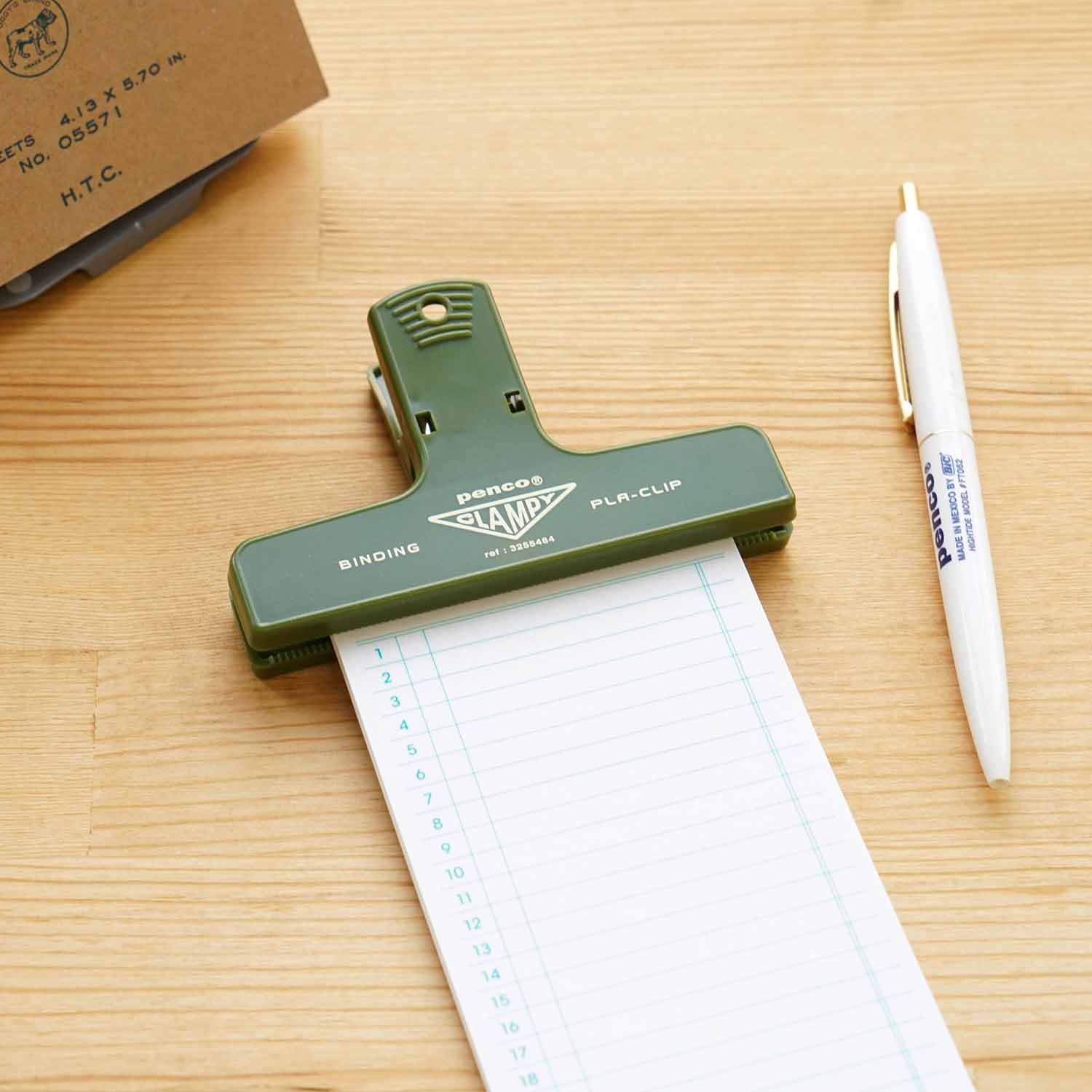 Hightide USA - Plastic Clip: Clear Green
