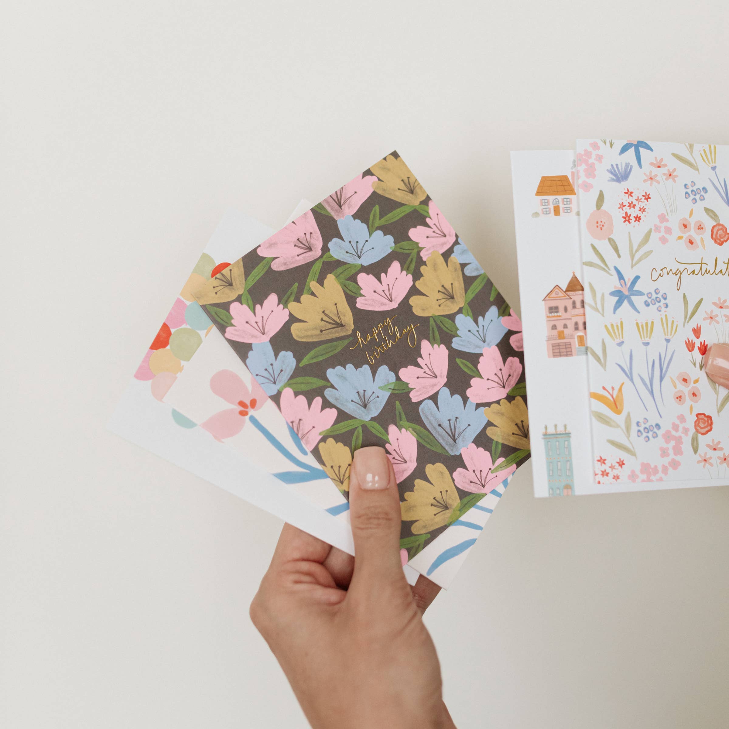 Ramona & Ruth - Birthday Moody Floral Card