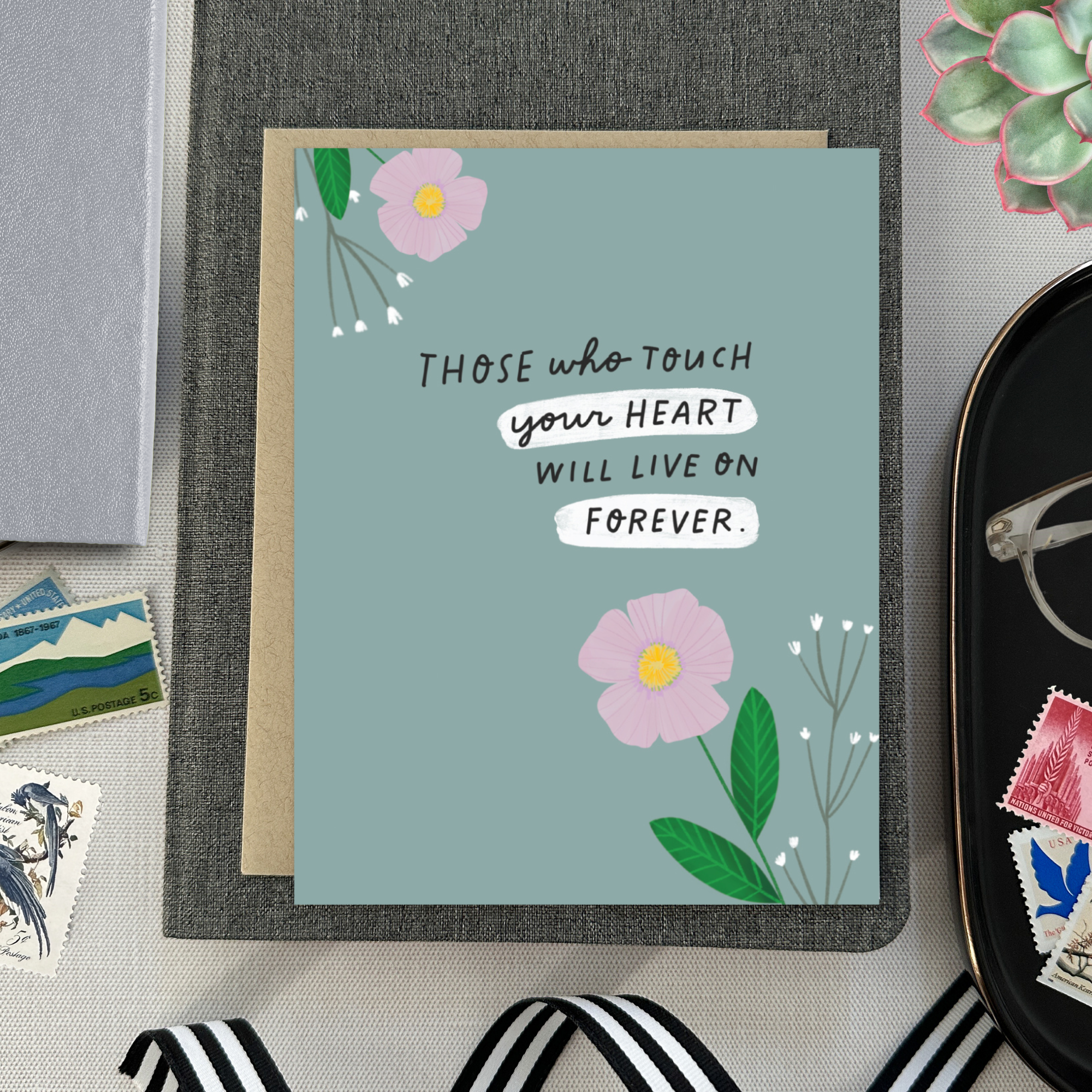 Barone and Co. - Live On Forever Sympathy Card