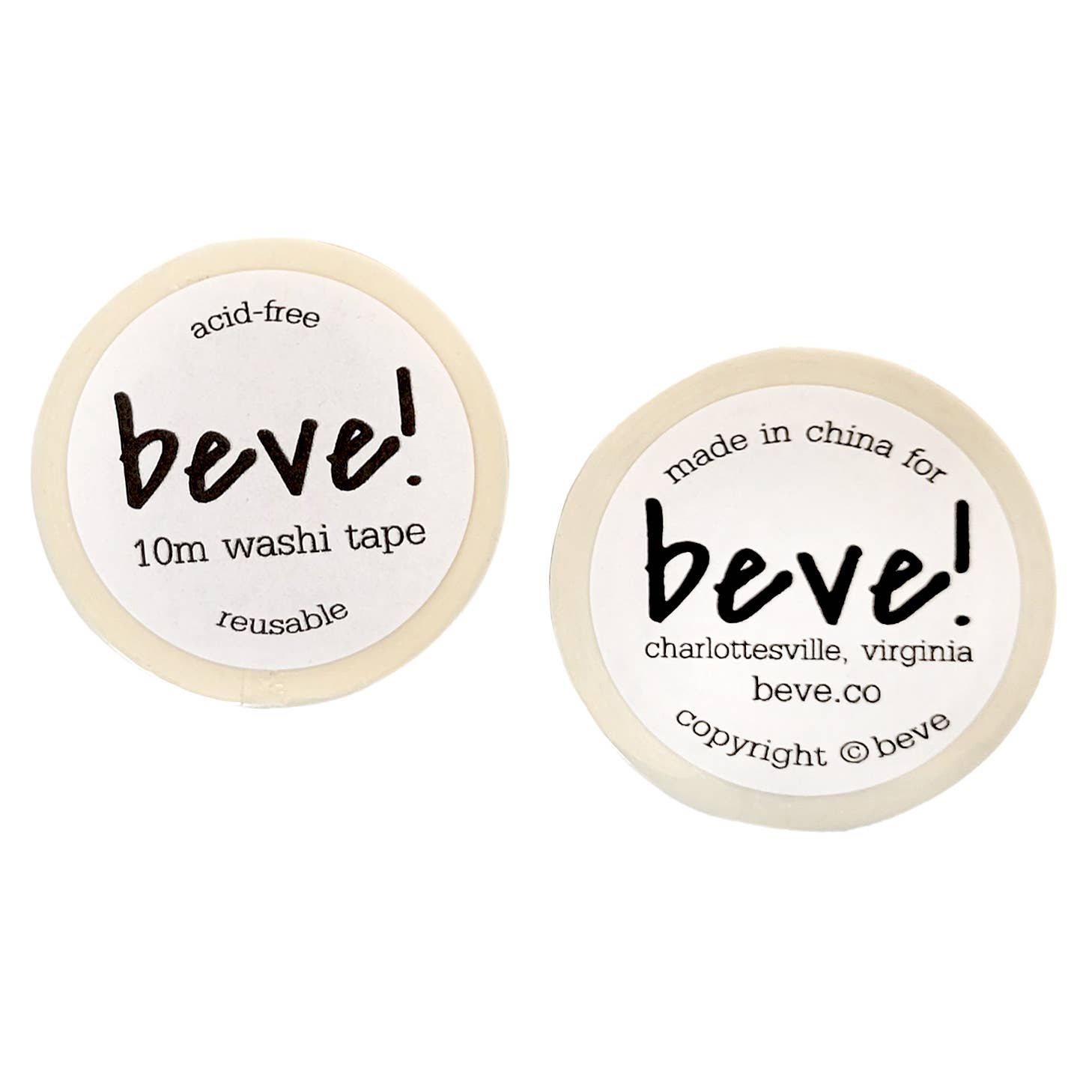 beve! - Moth Washi Tape in Pink and Green