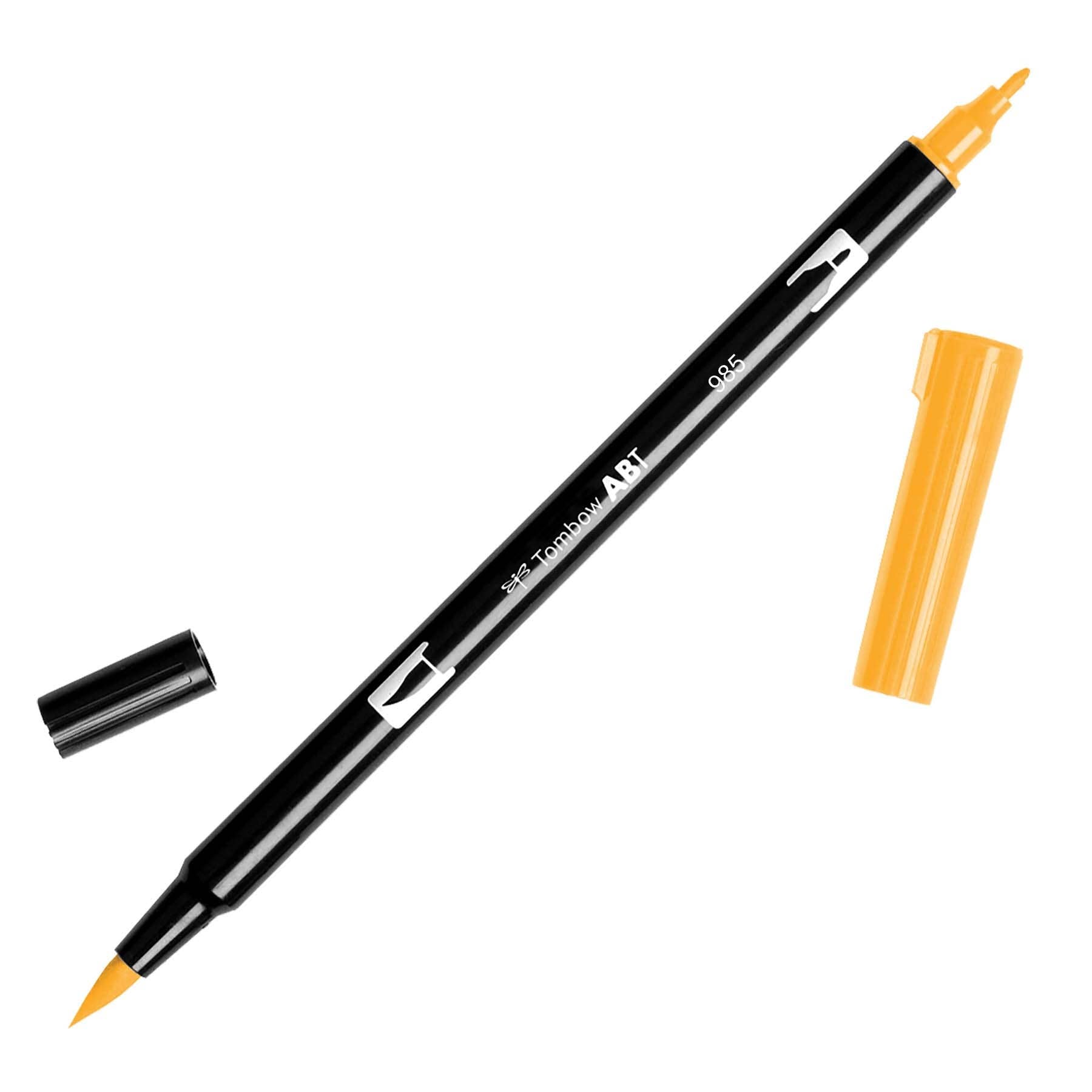 Tombow - Dual Brush Pen Art Markers - Chrome Yellow 985