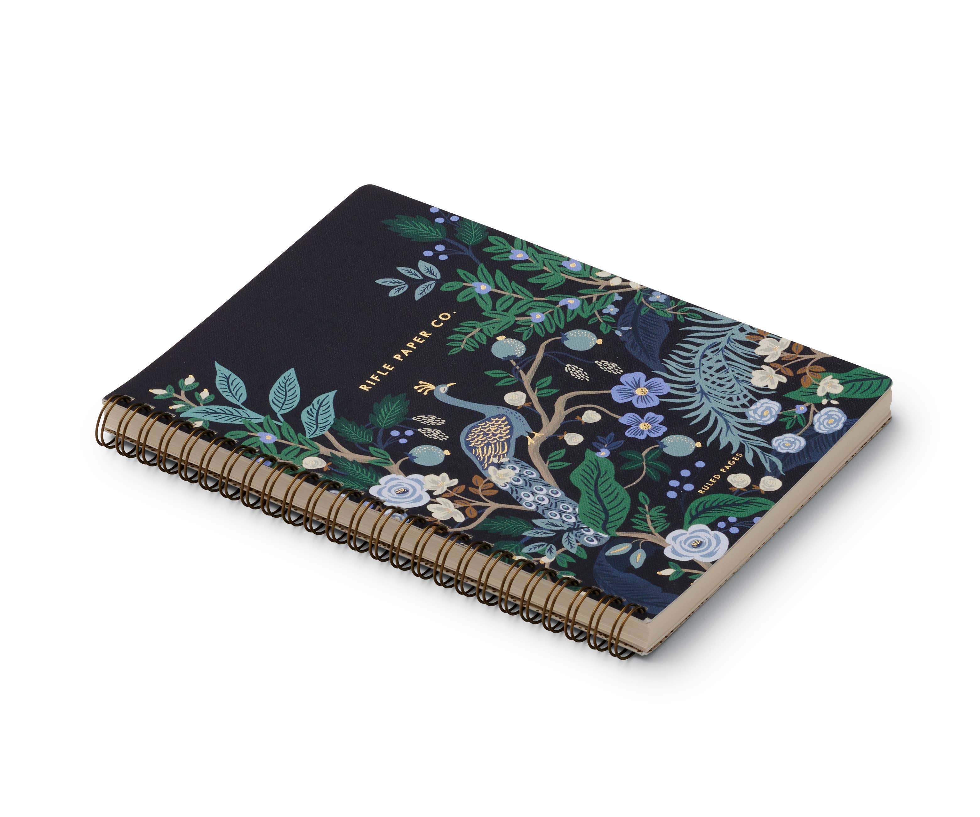 Rifle Paper Co. - Peacock Spiral Notebook