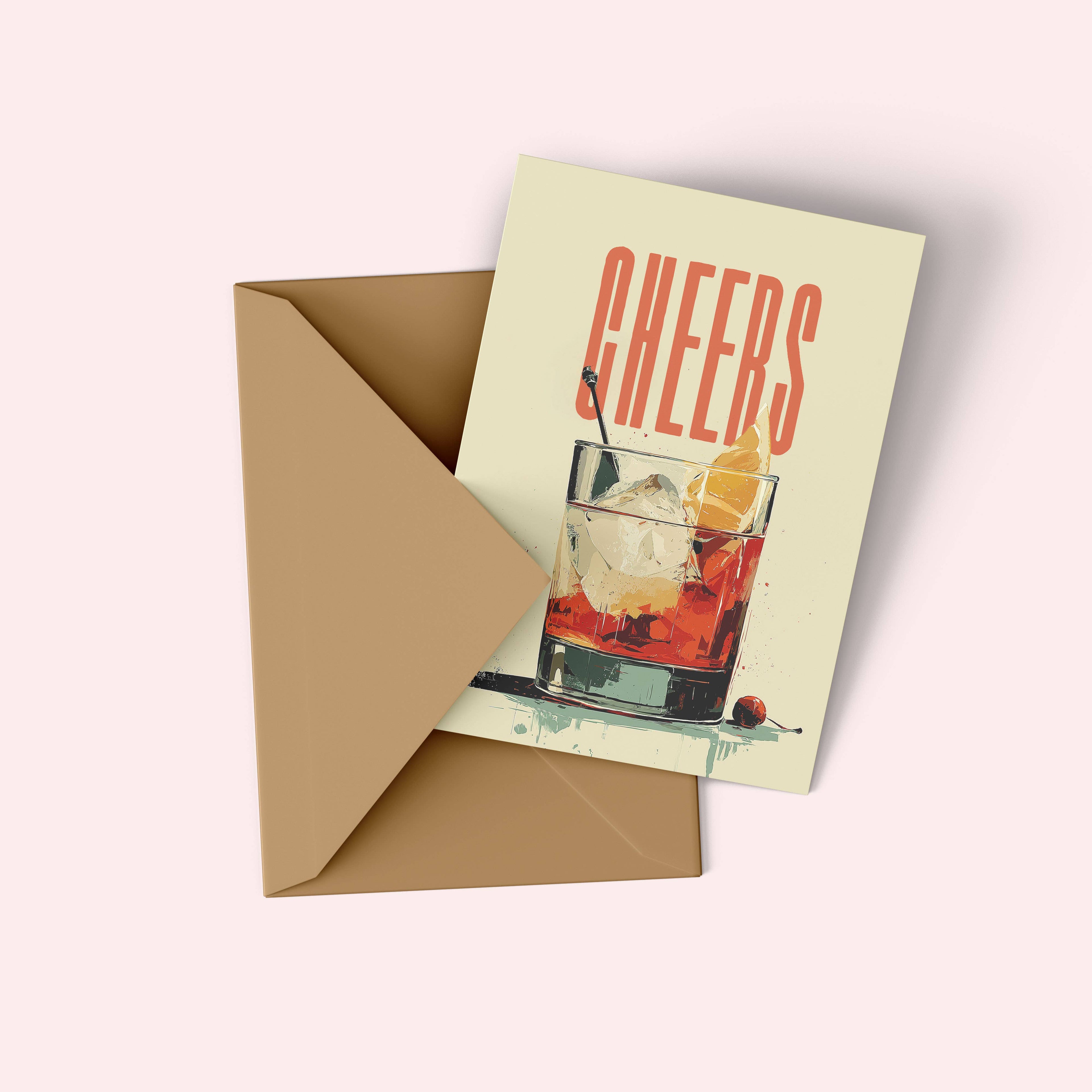 Tiramisu Paperie - Cheers, Celebrations, Drink, Birthday Card