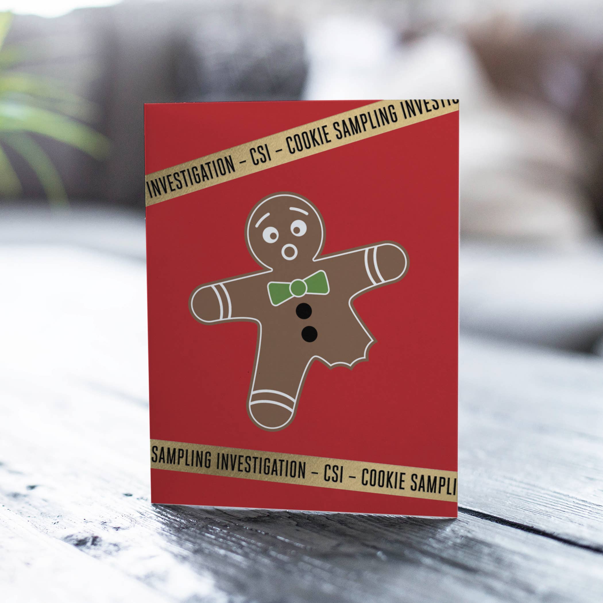 Fine Moments - CSI Cookie Sampling Investigation – Funny Holiday Card