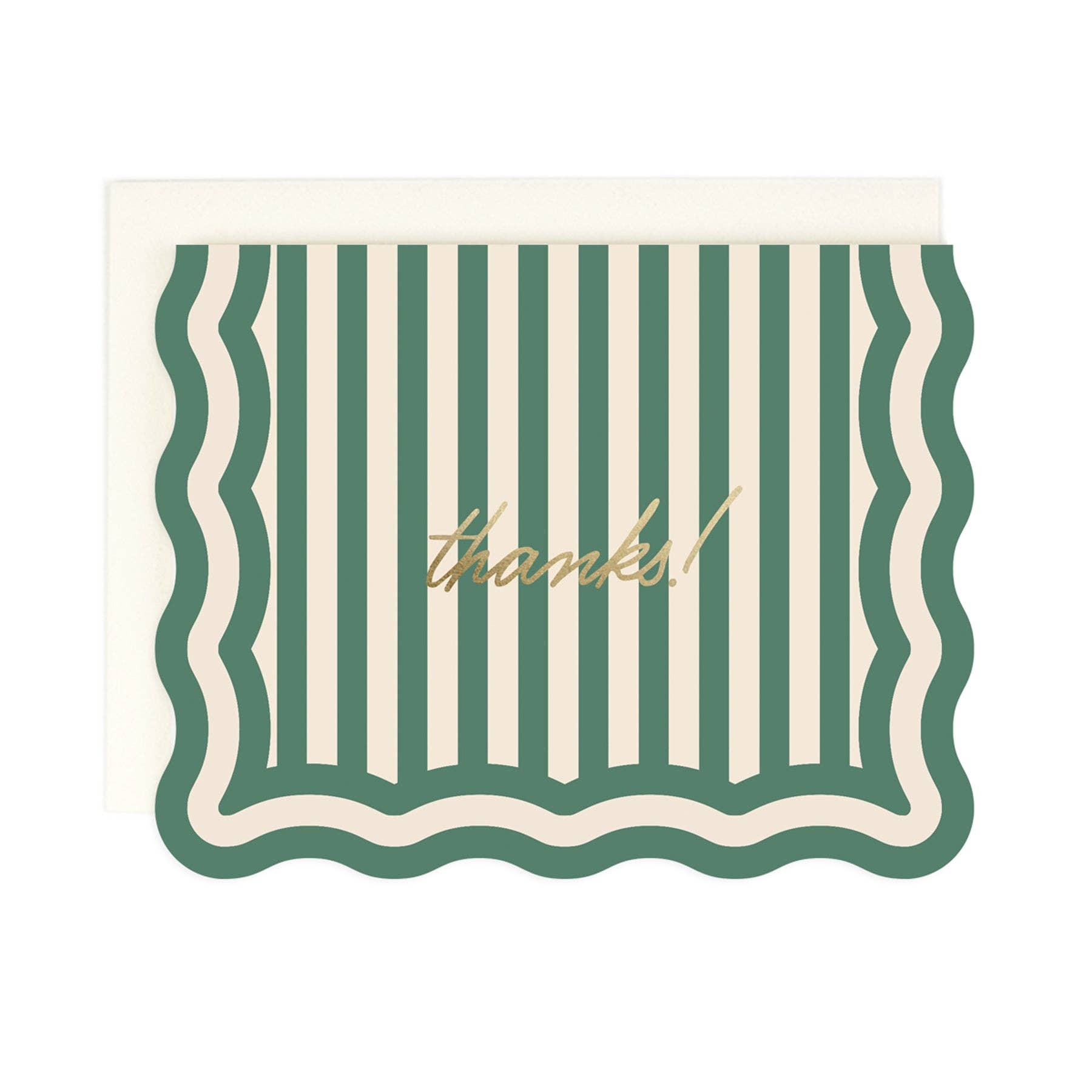 Amy Heitman - Thanks! Striped Greeting Card