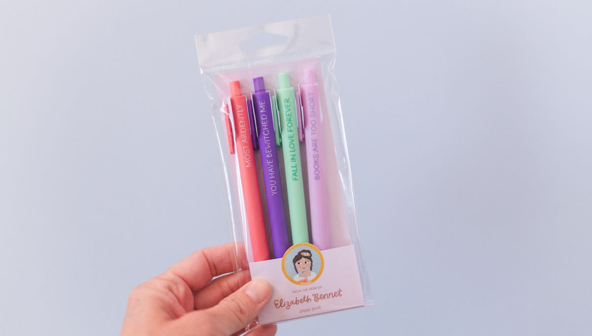 Pippi Post, Pride & Prejudice Elizabeth Bennet Pen Set