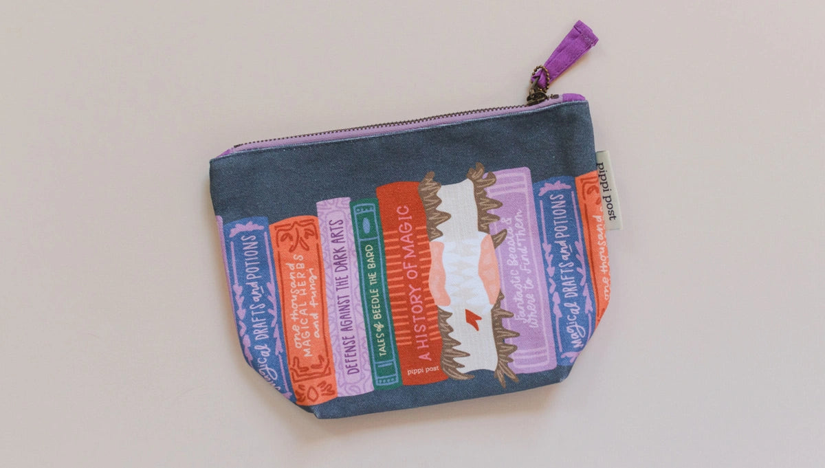 Pippi Post, Magic School Textbooks Canvas Pouch