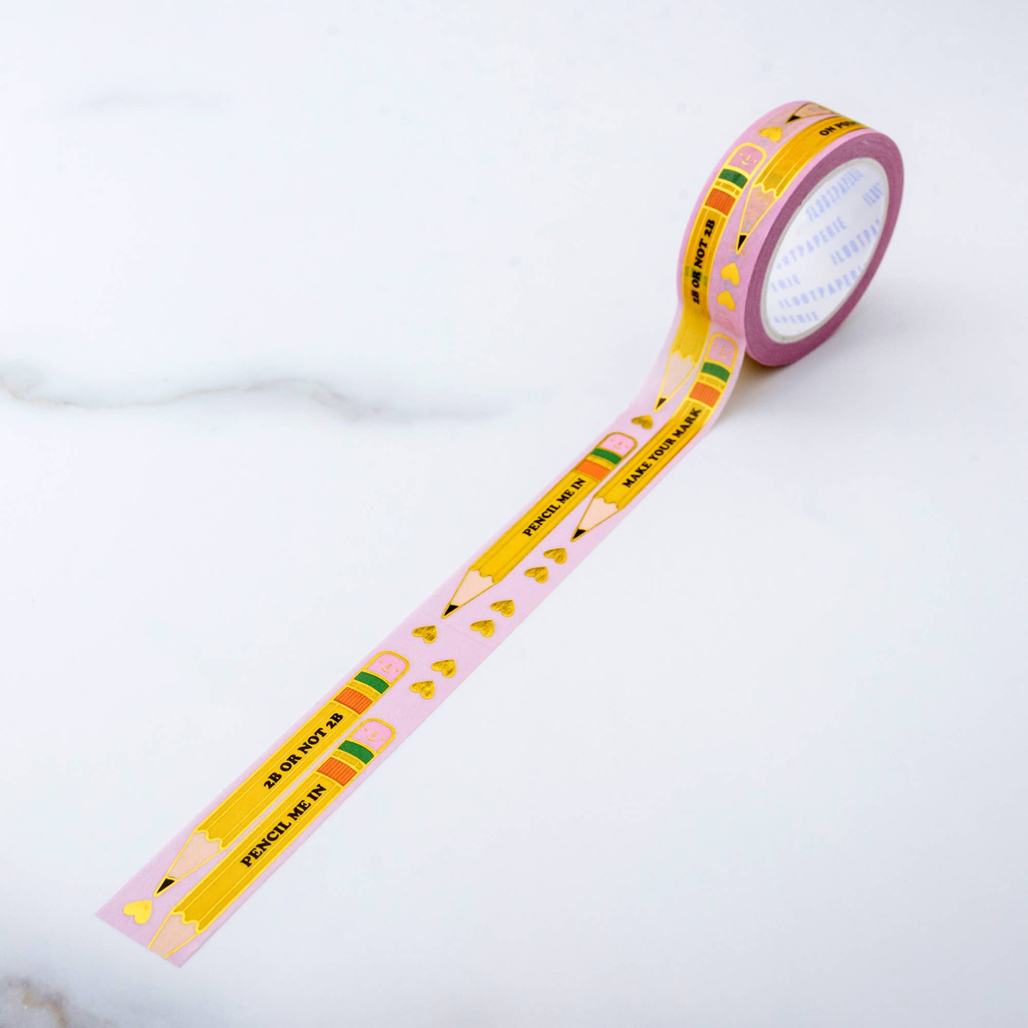 ILOOTPAPERIE - Pencil Gold Foil Washi Tape