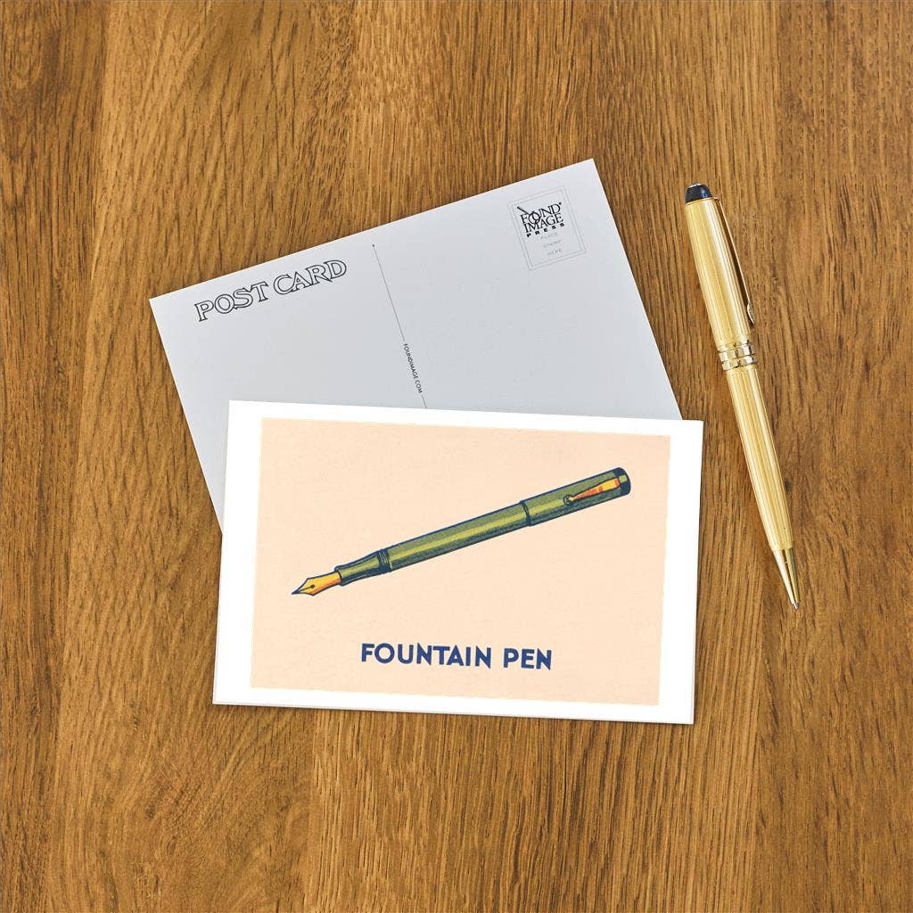 Found Image Press - Postcard of Fountain Pen