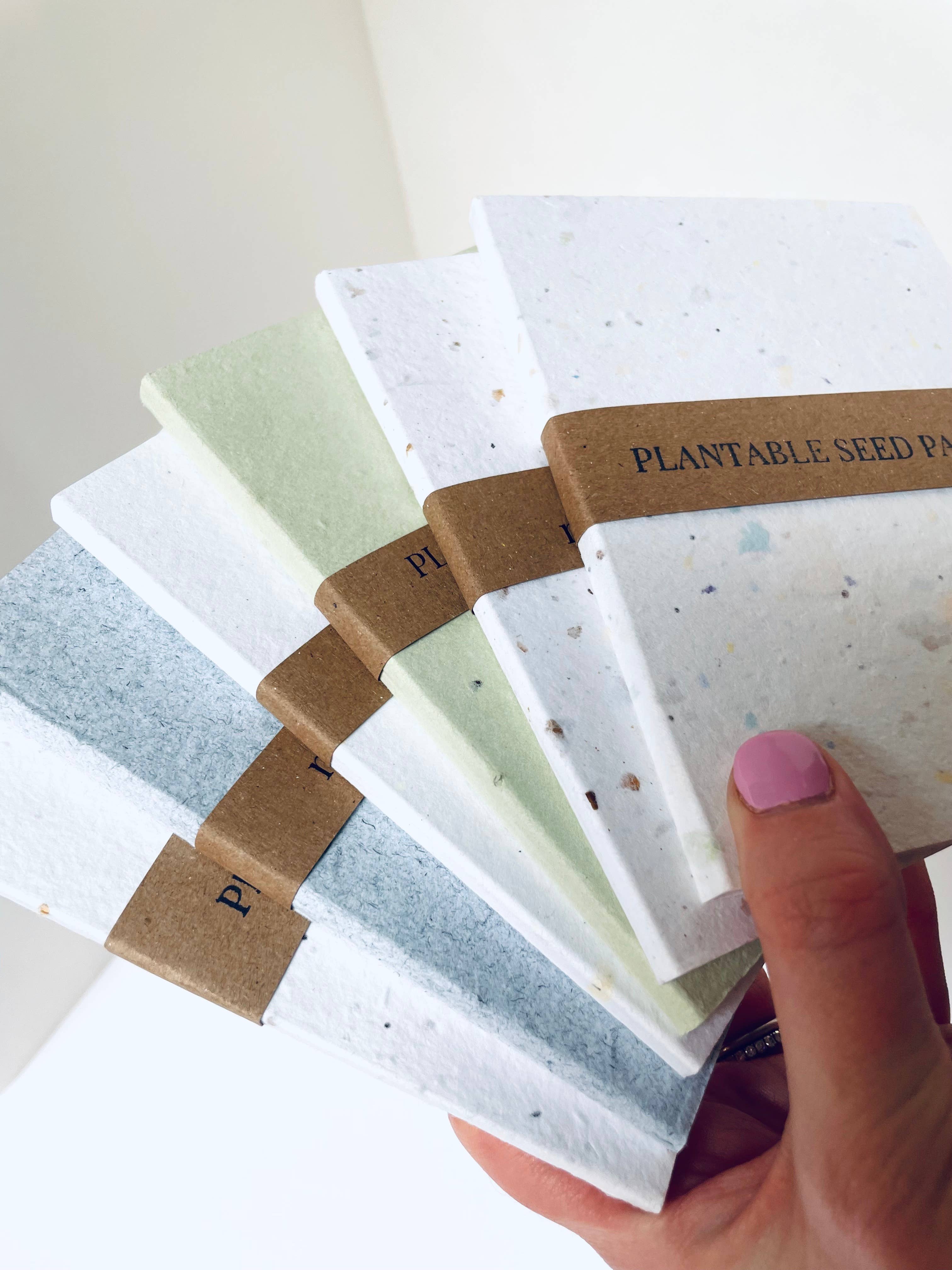 Atelier By Cat - Mini Recycled Coffee Confetti Notebook Eco-Friendly Book: Blank