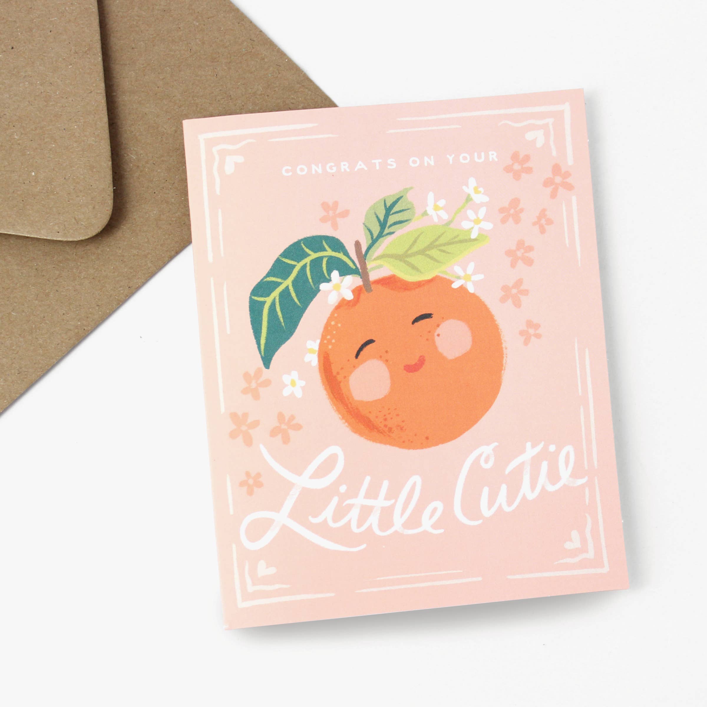 Inklings Paperie - Little Cutie New Baby Card