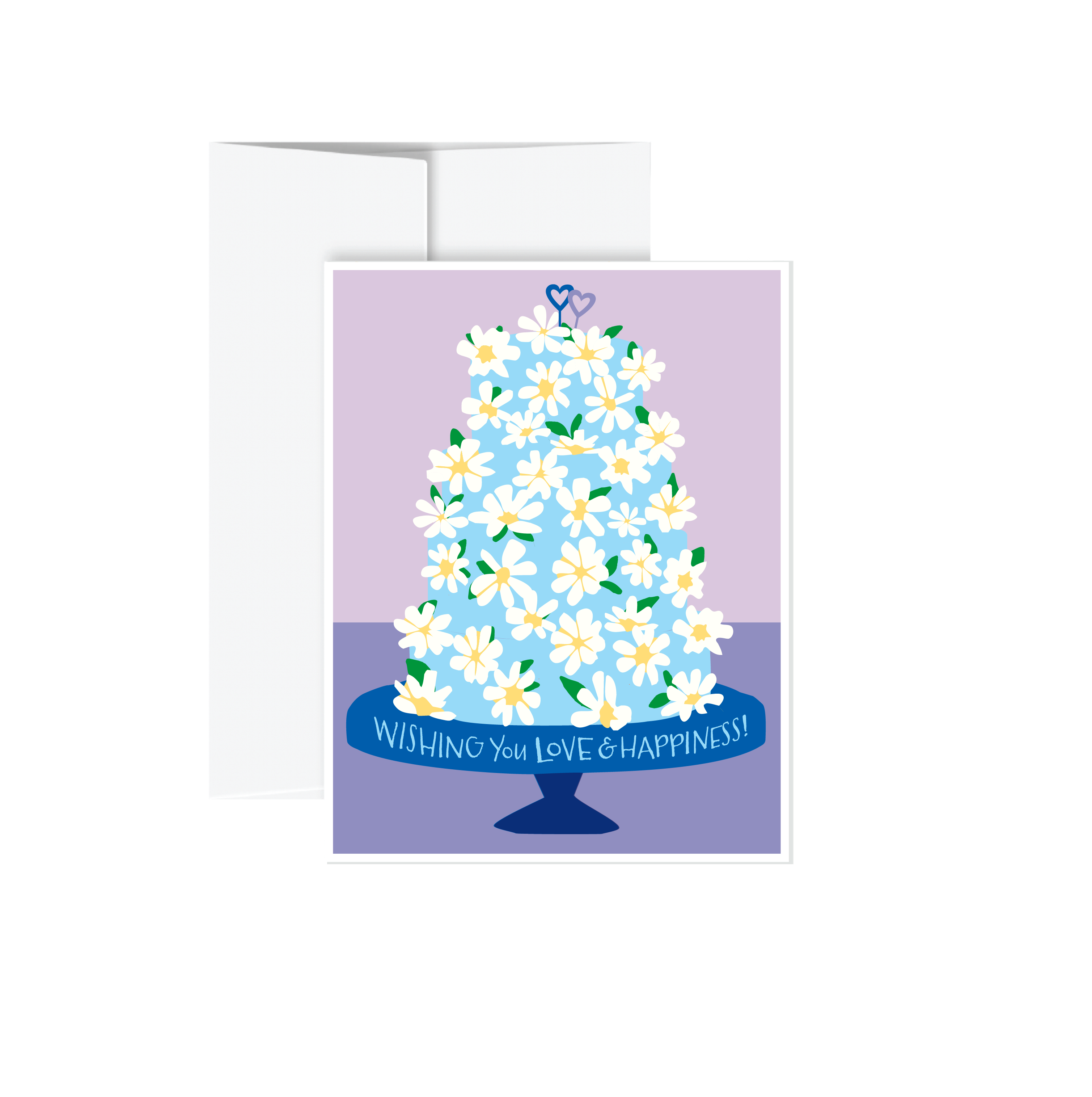 All Very Goods - Greeting Card - Wedding Cake (Blue)