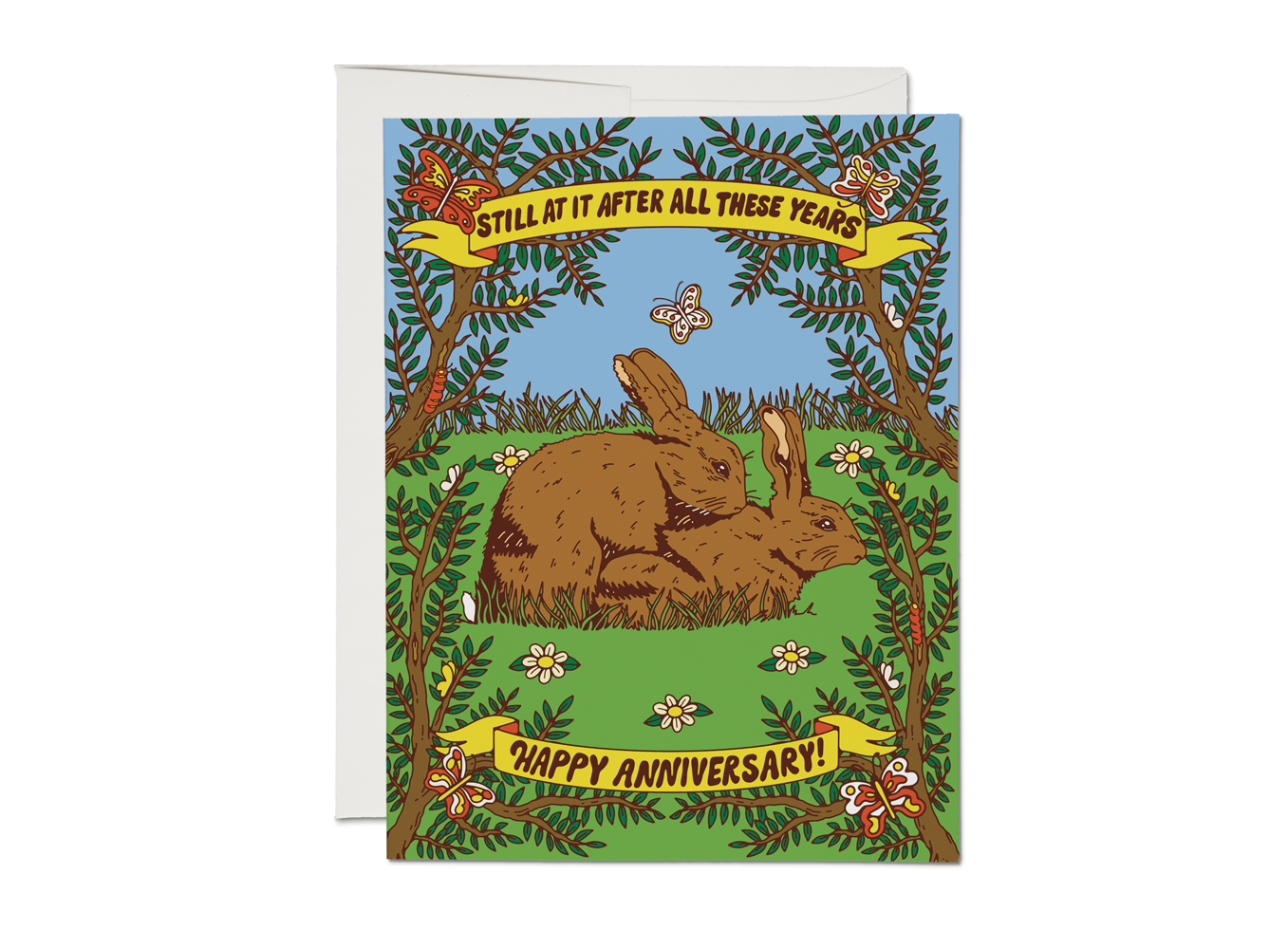 Red Cap Cards - Still at It Anniversary reeting card